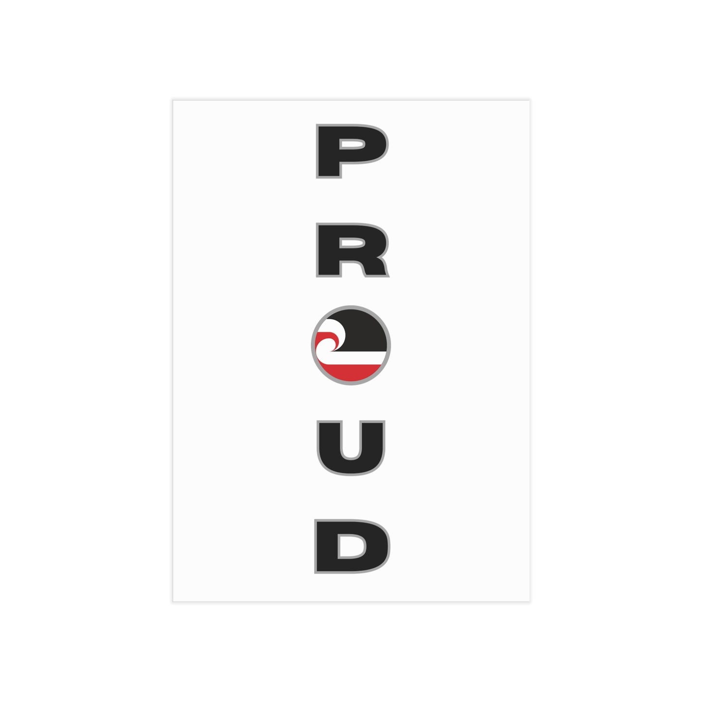 PROUD Unframed Prints - white