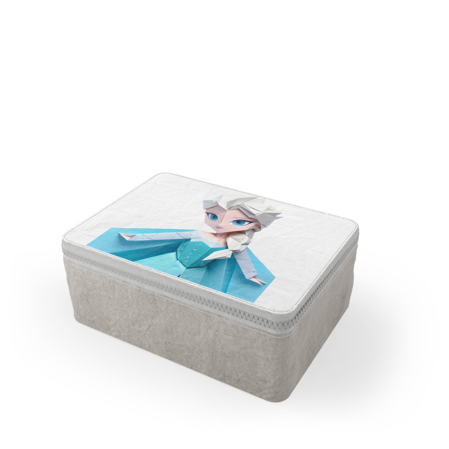 Origami Elsa Paper Lunch Bag - white