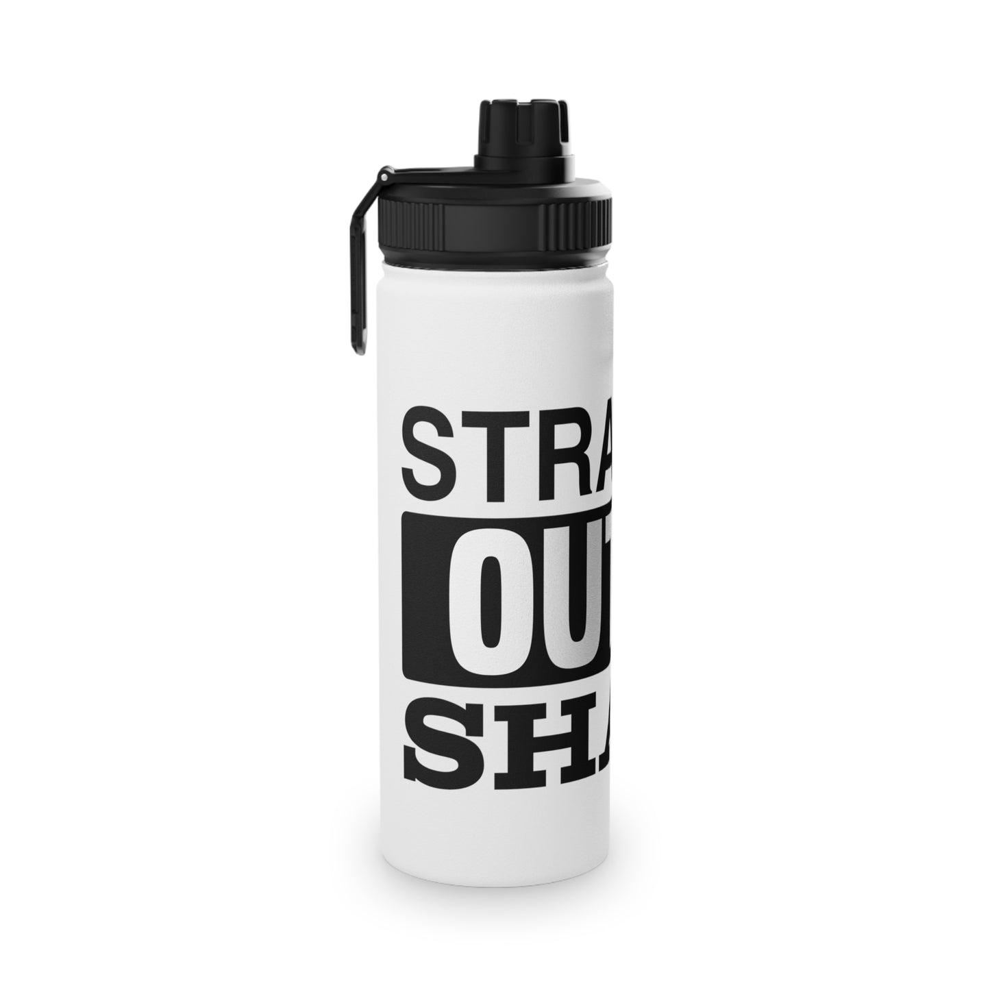 Straight Outta Shape Stainless Steel Sports Water Bottle - 3 sizes