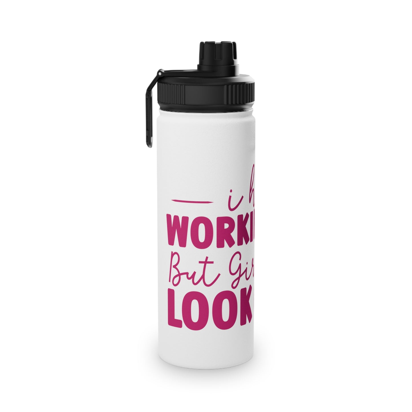 I Hate Working Out... Stainless Steel Sports Water Bottle - 3 sizes