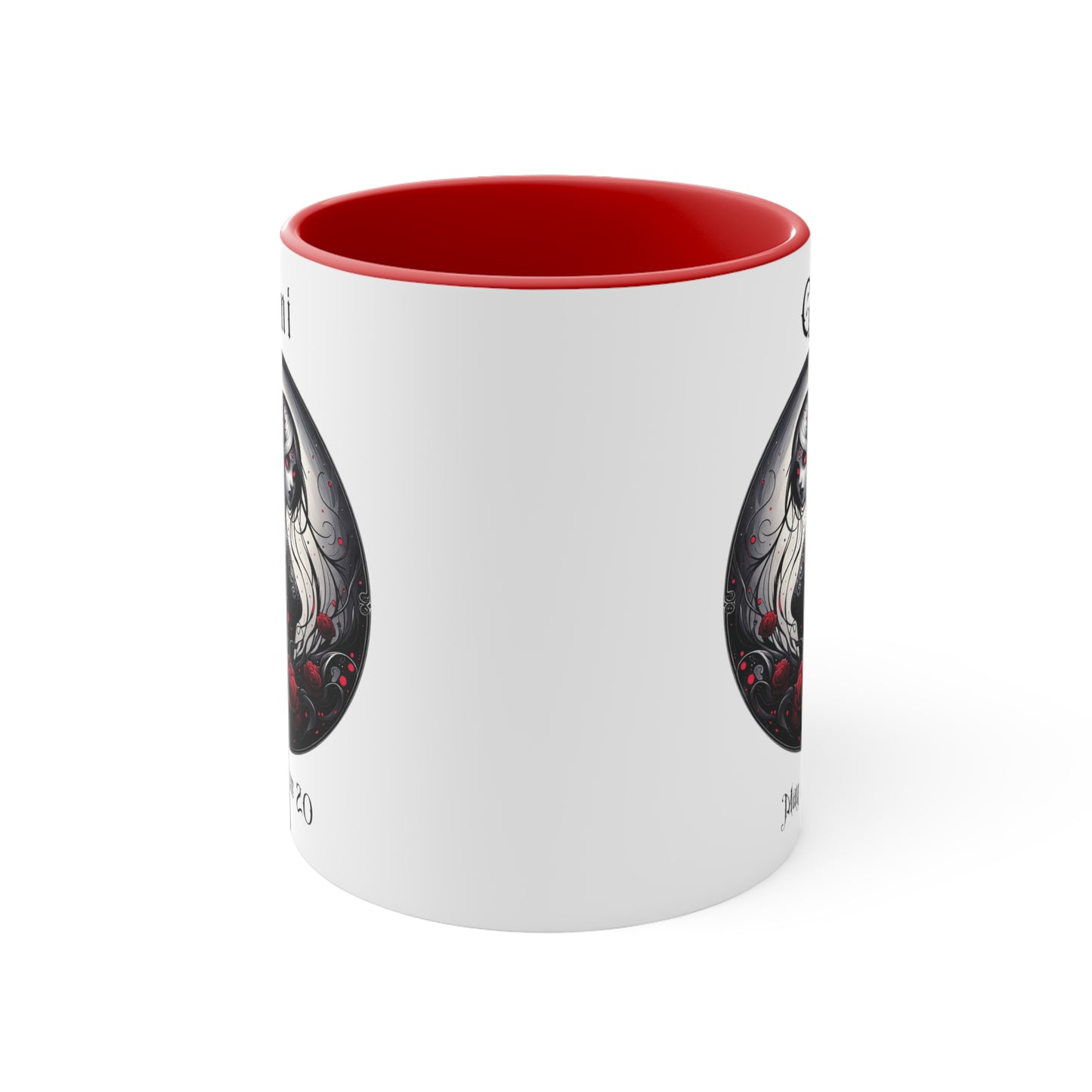 Gothic Gemini Colorful Accent Mugs, 11oz