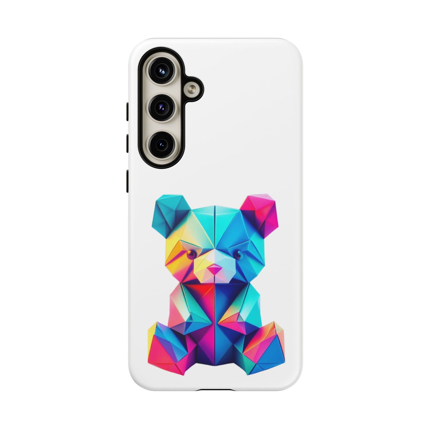 Origami Neon Teddy Tough Cases iPhone/Google/Samsung