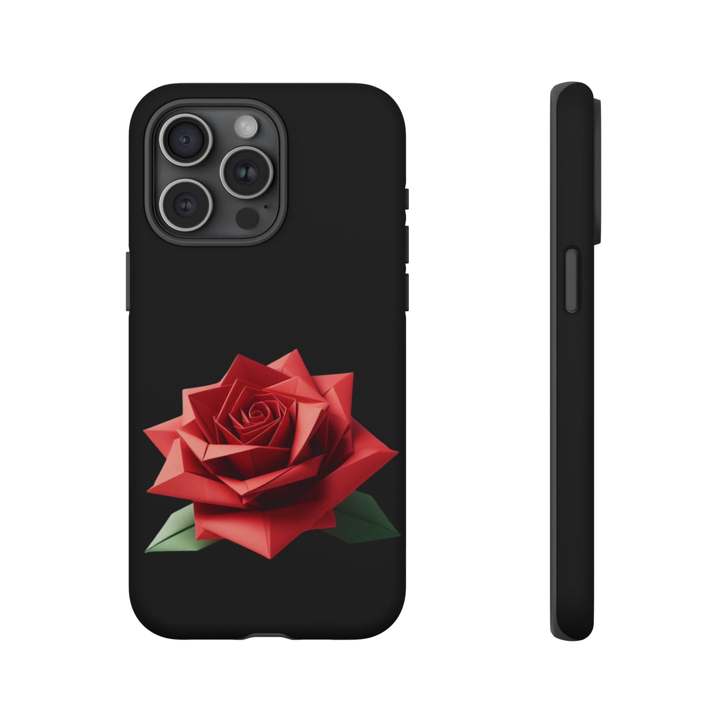 Origami Red Rose Tough Cases iPhone/Google/Samsung