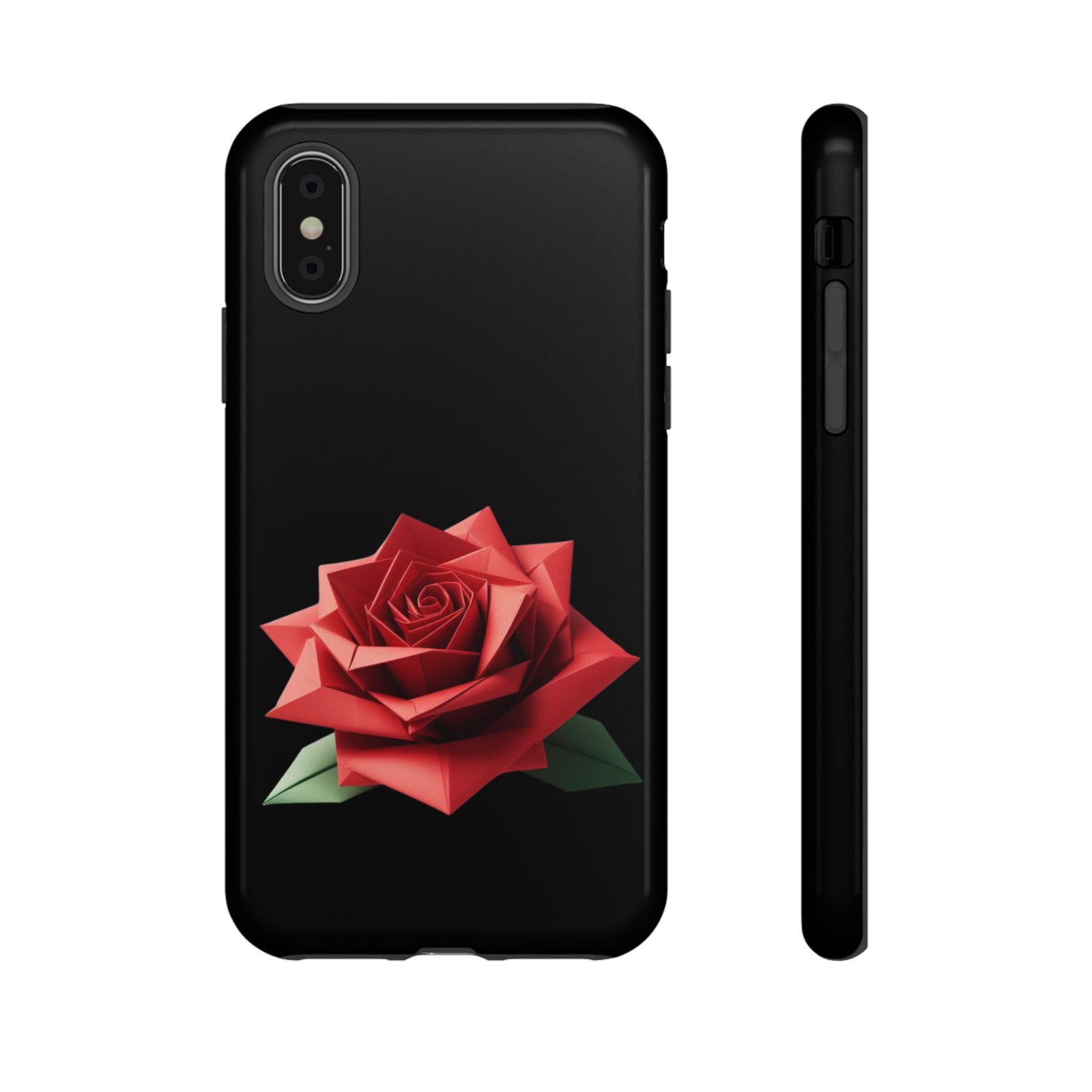 Origami Red Rose Tough Cases iPhone/Google/Samsung