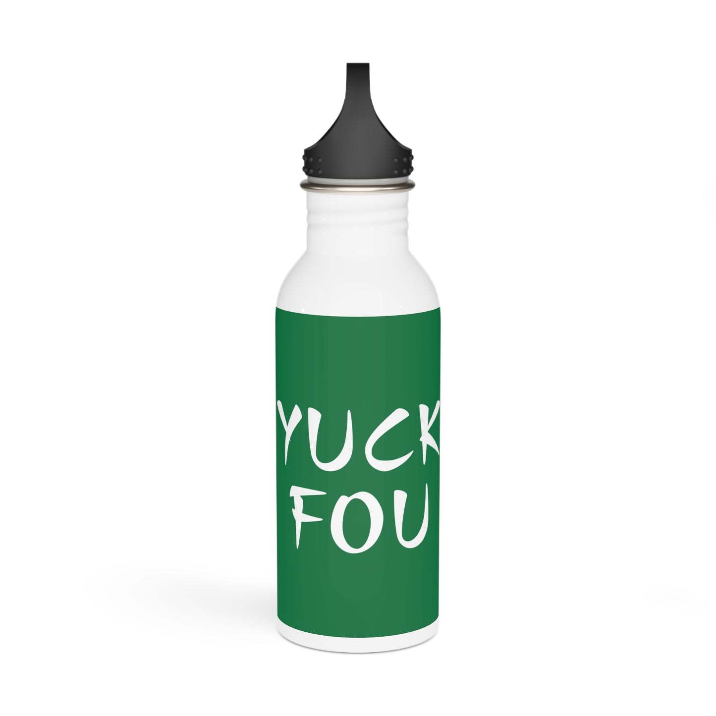 Yuck Fou Stylish Stainless Steel Water Bottle - Eco-Friendly, Durable, Perfect for On-the-Go - Green