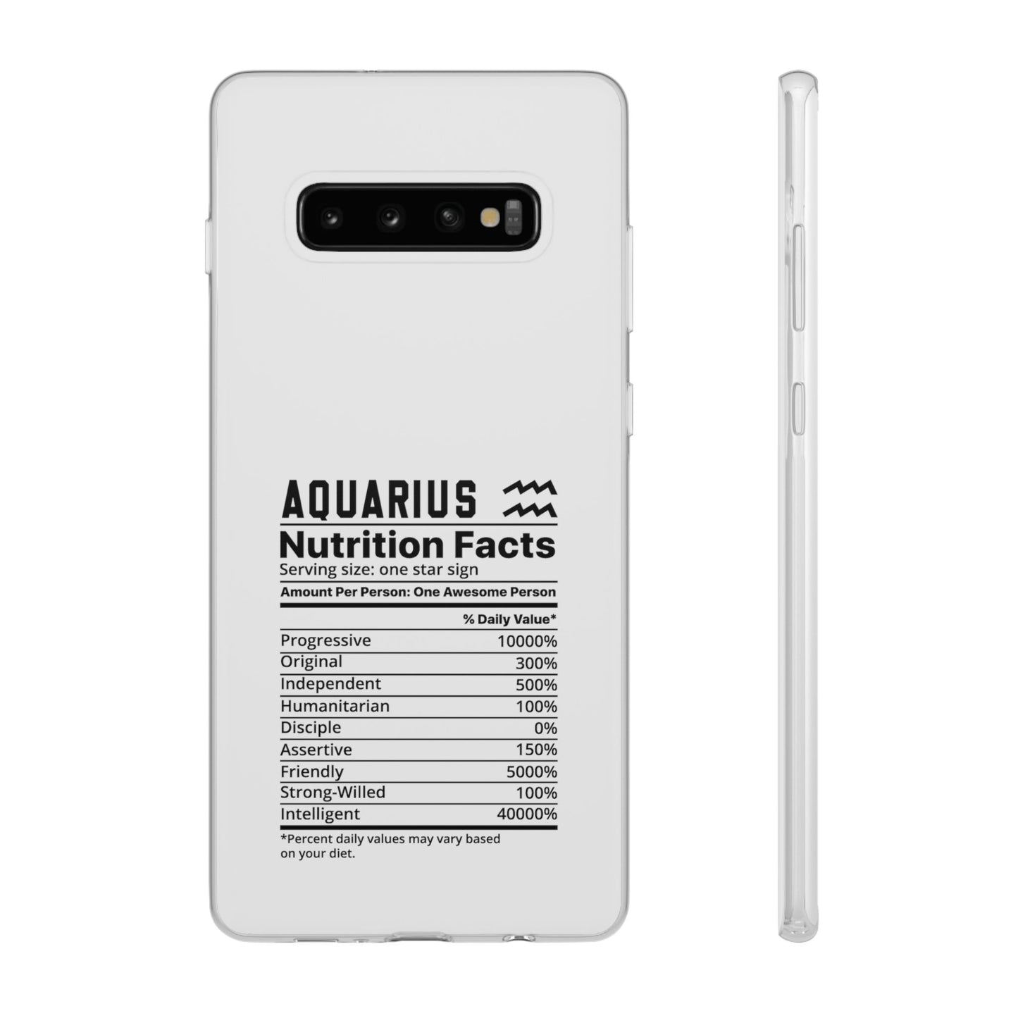 Aquarius Nutrition Flexi Cases iPhone/Samsung with Gift Wrapping Option