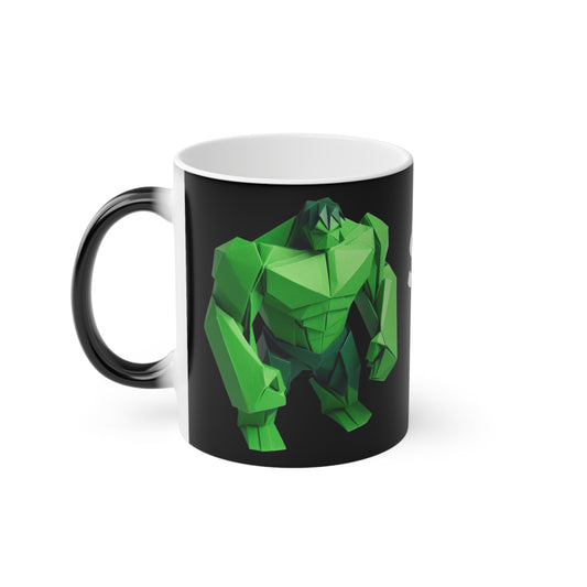 Origami Hulk Magic Mug