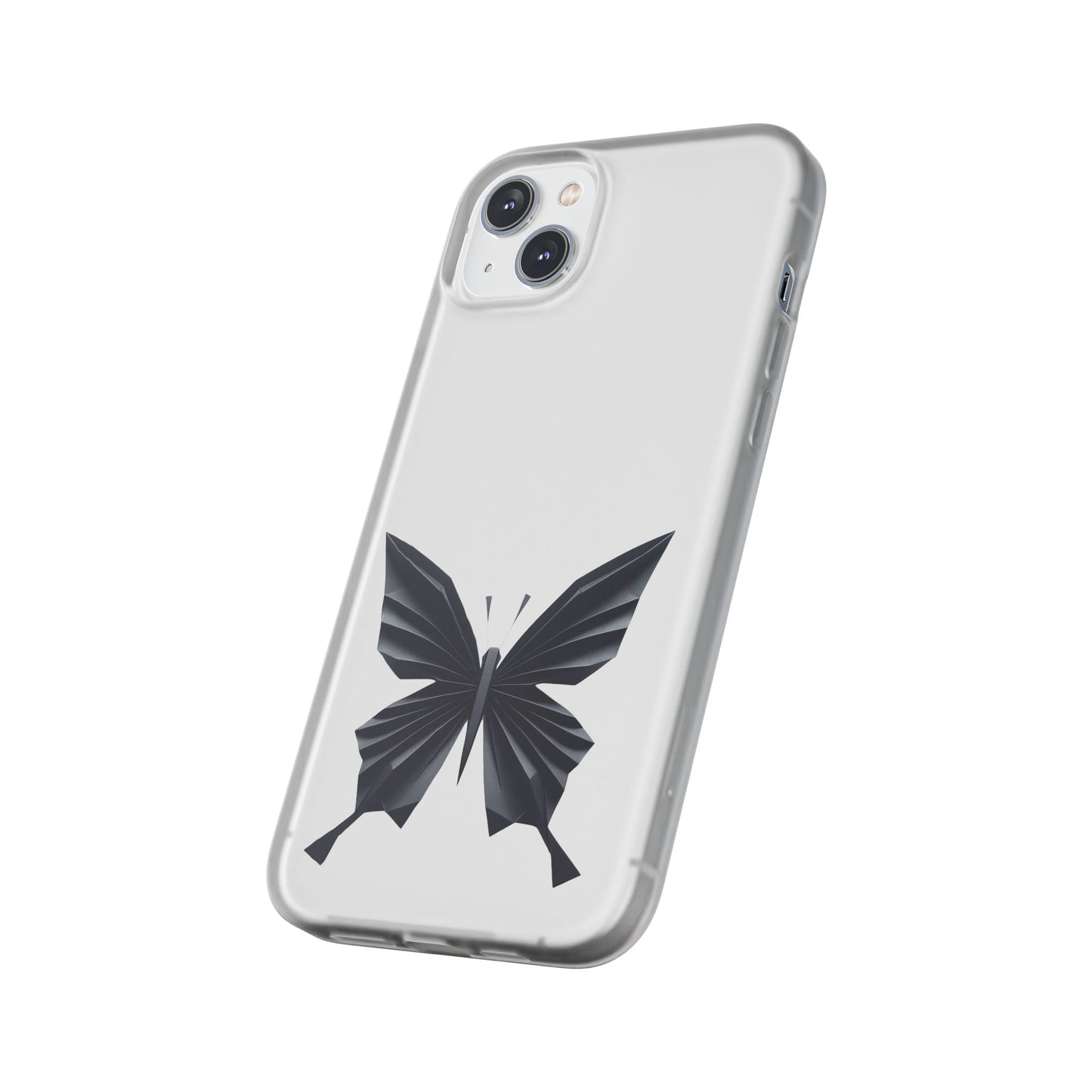 Origami Black Butterfly Flexi Cases