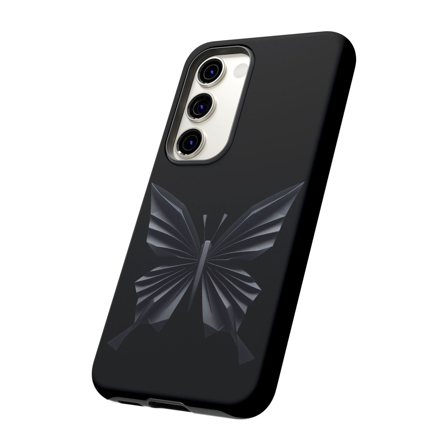 Origami Black Butterfly Tough Cases iPhone/Google/Samsung