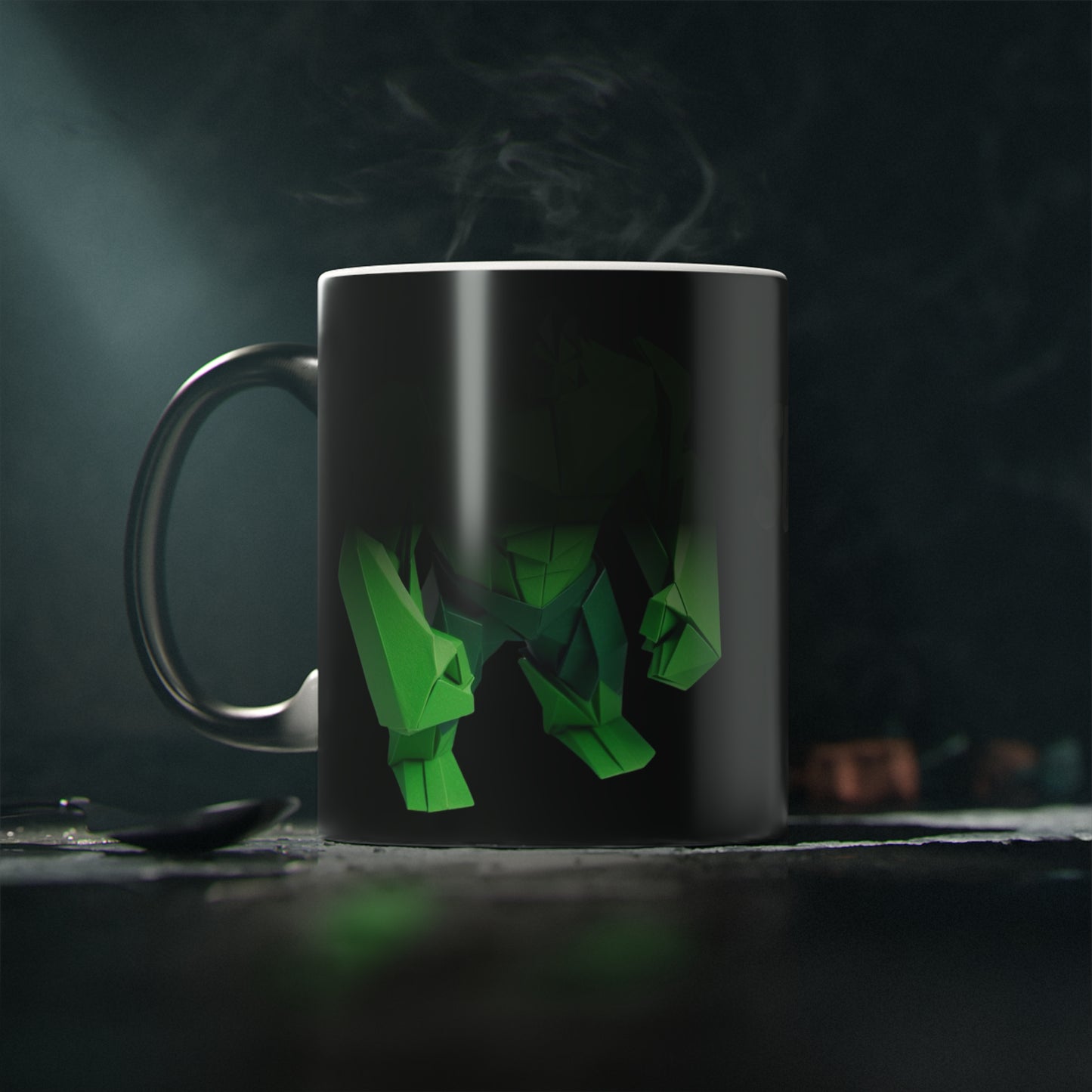 Origami Hulk Magic Mug