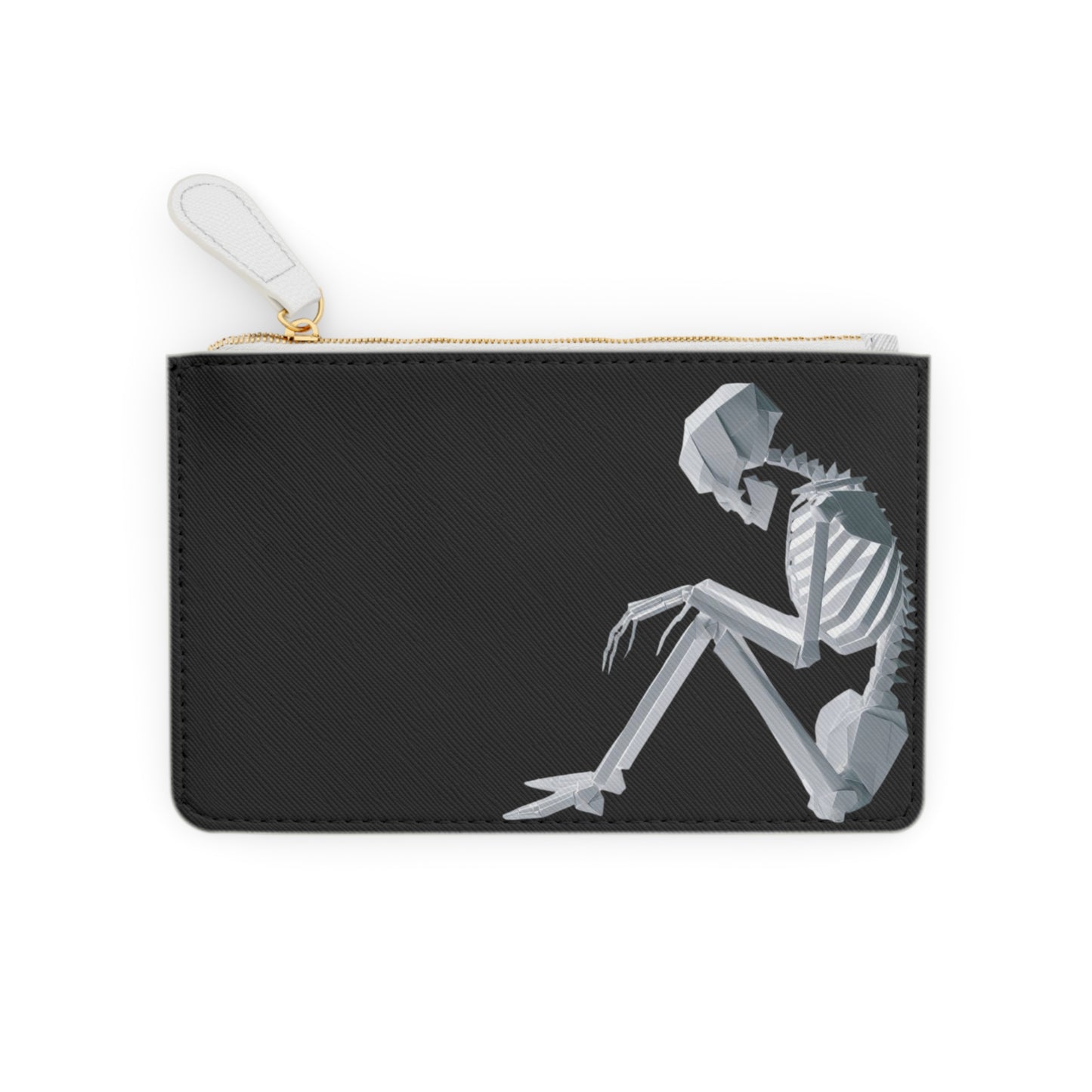 Origami Skeleton Mini Clutch Bag