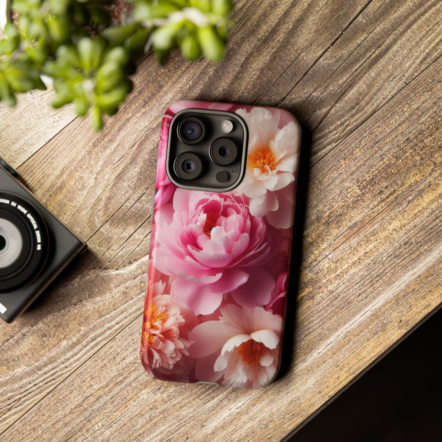 Peonies Tough Cases iPhone/Google/Samsung