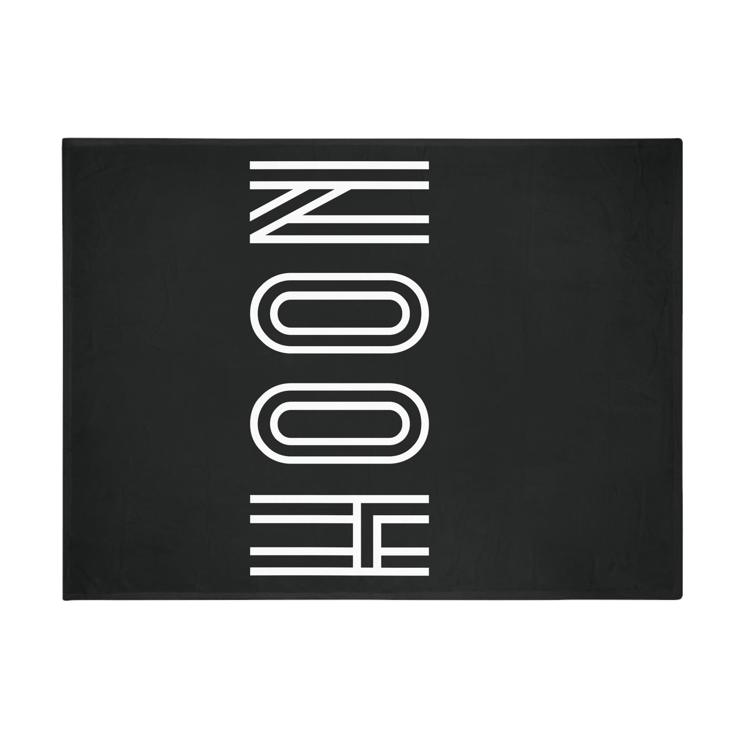 HOON Plush Fleece Blanket - Black