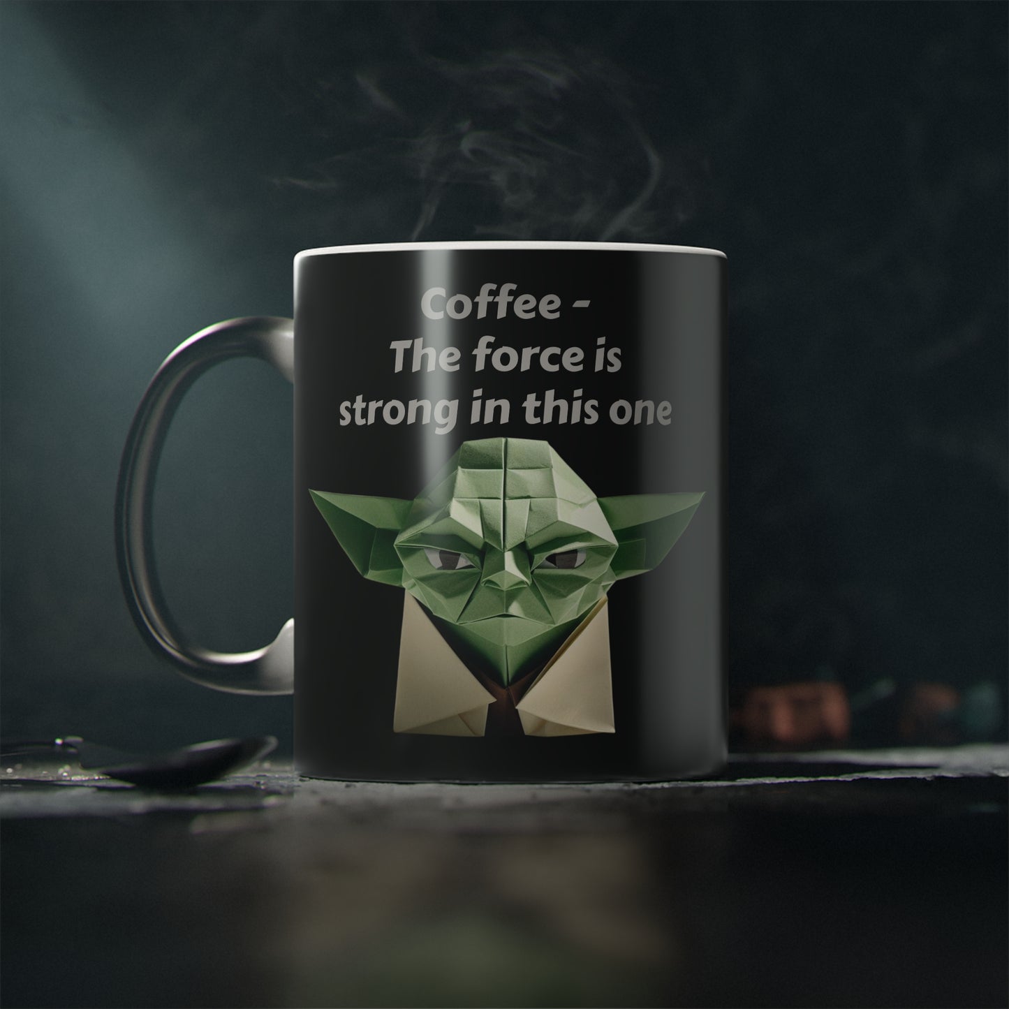 Origami Yoda Magic Mug