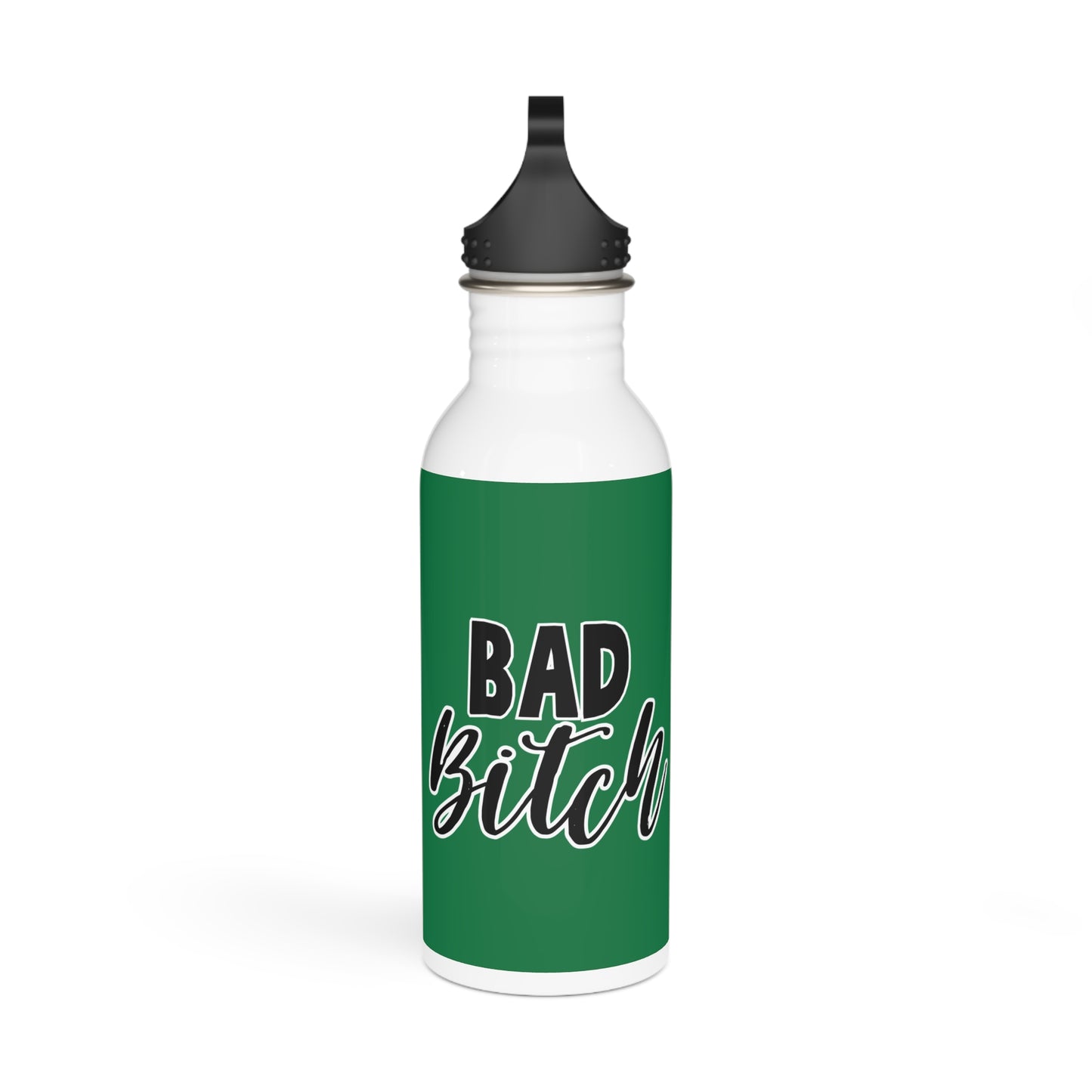 Bad Bitch Stylish Stainless Steel Water Bottle - Eco-Friendly, Durable, Perfect for On-the-Go - Green