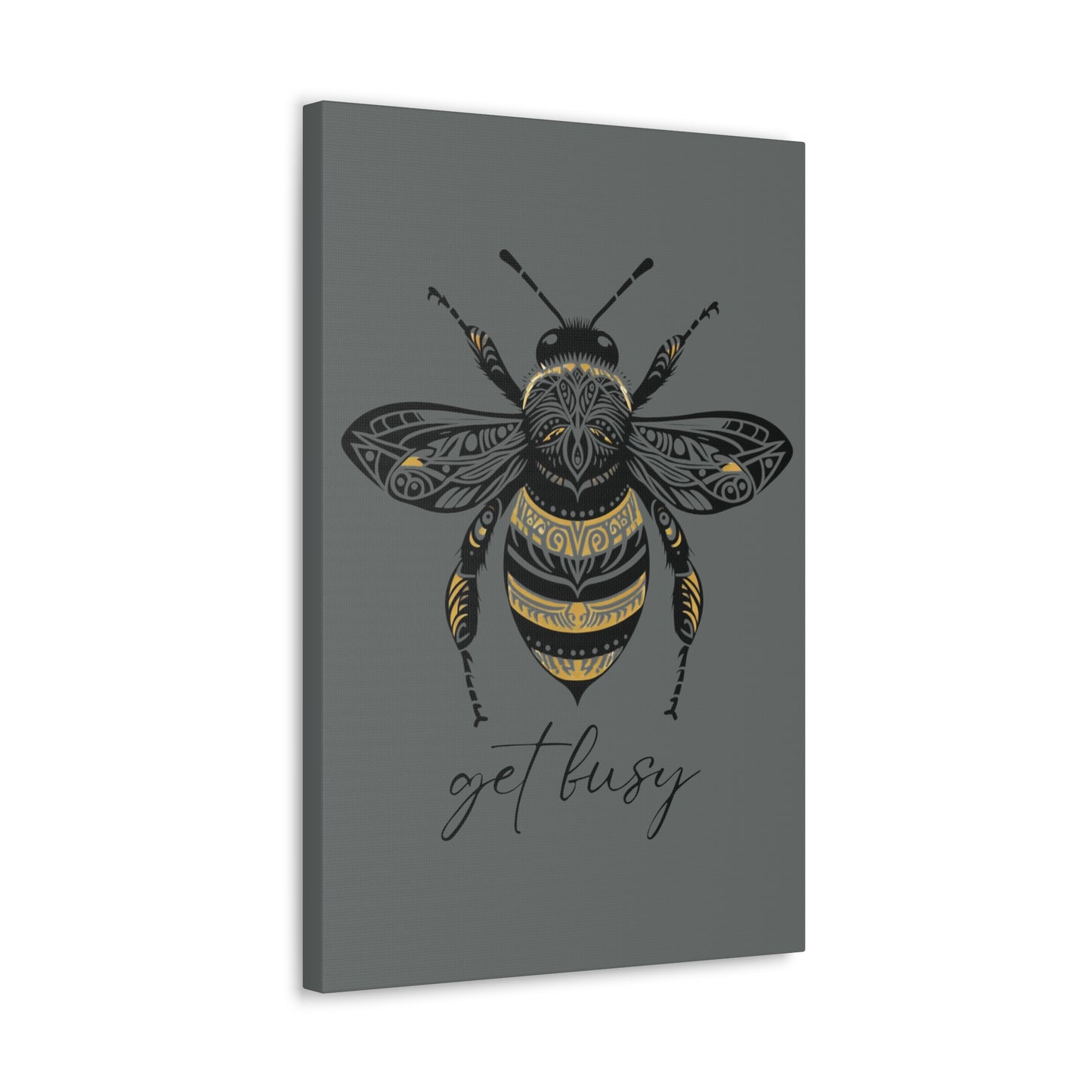 Get Busy Bee Classic Canvas - Grey