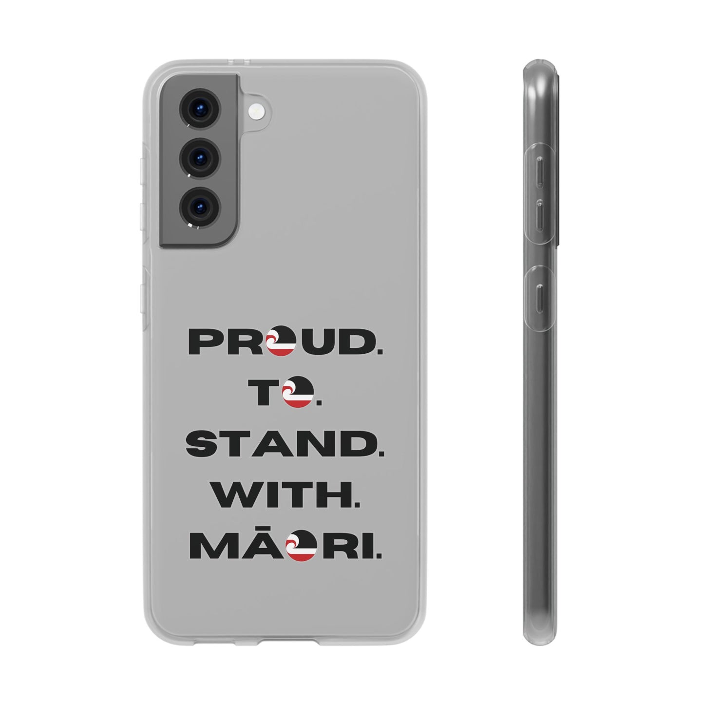 Proud. To. Stand. With. Māori. Flexi Cases - iPhone/Samsung Galaxy