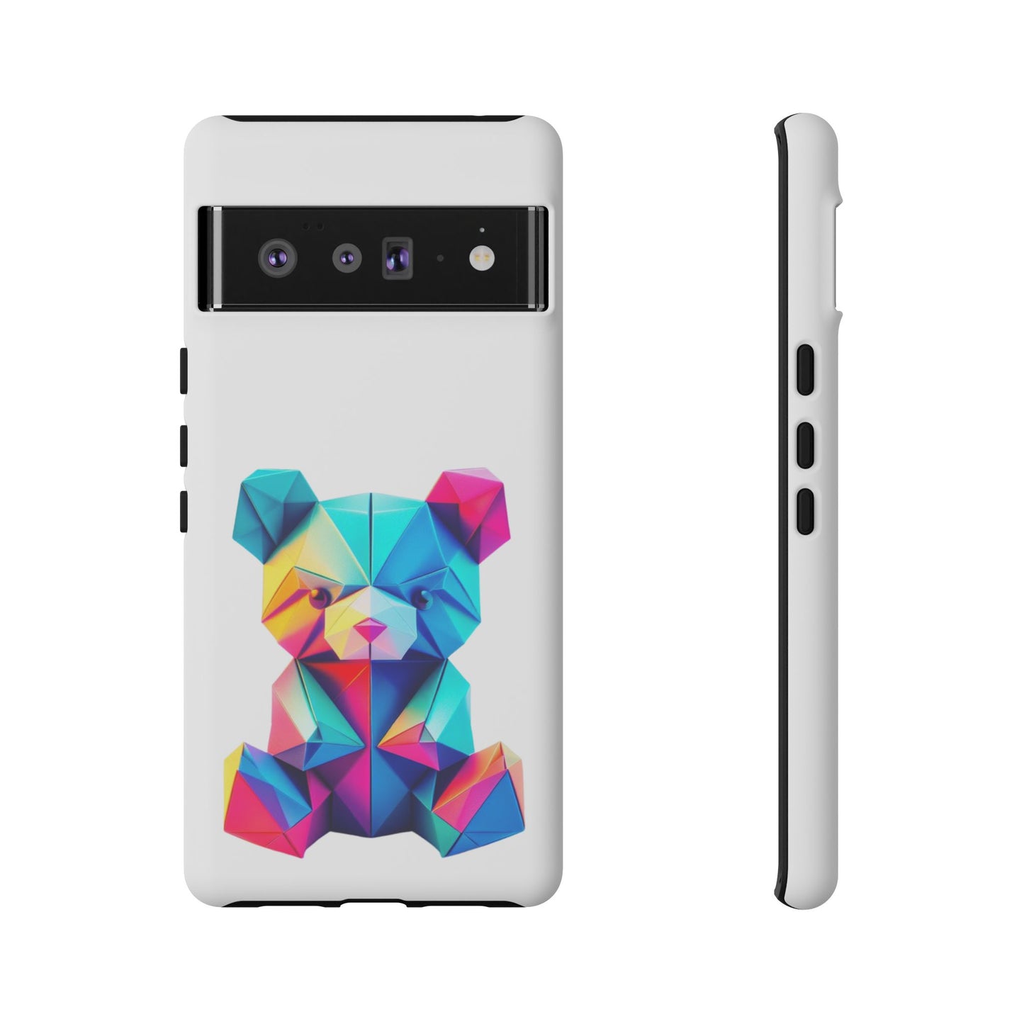 Origami Neon Teddy Tough Cases iPhone/Google/Samsung