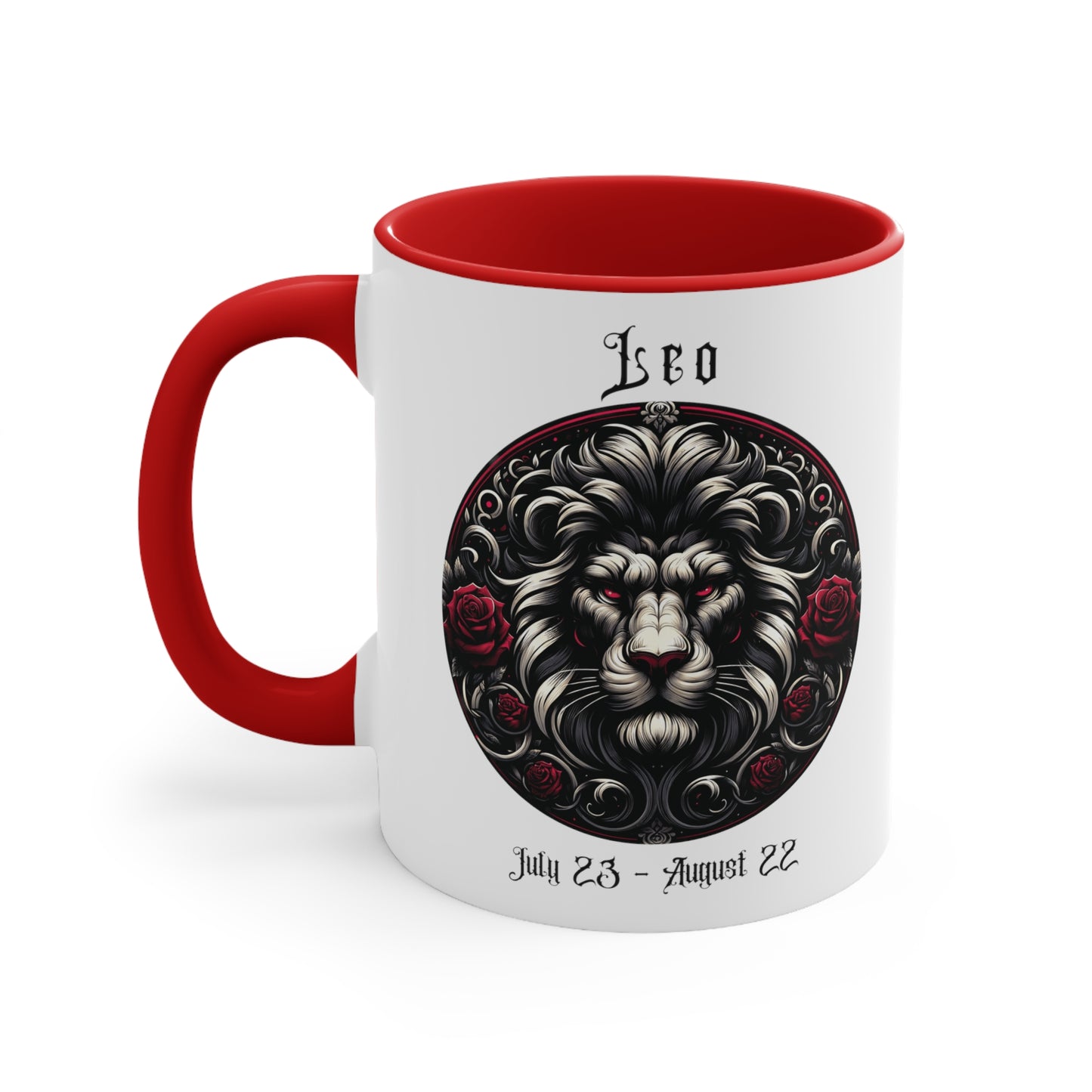 Gothic Leo Colorful Accent Mugs, 11oz