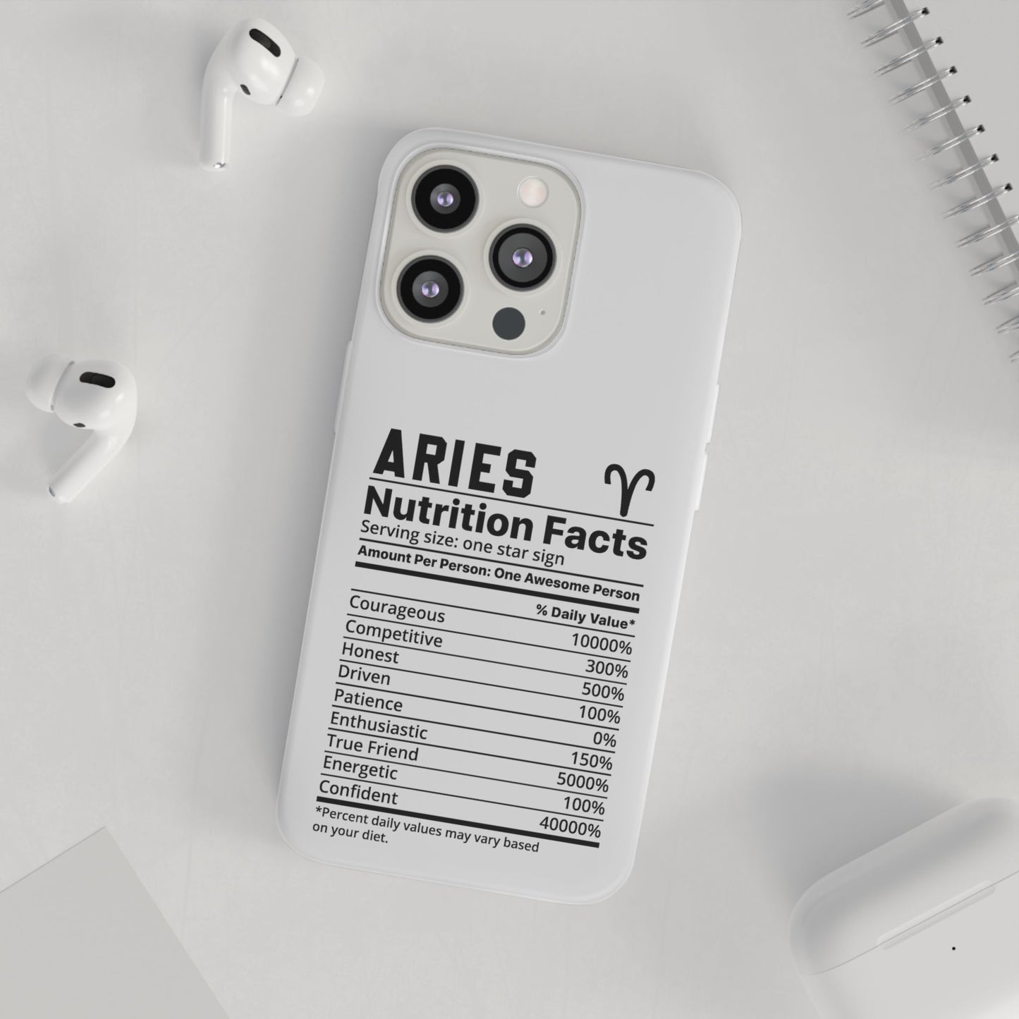 Aries Nutrition Flexi Cases iPhone/Samsung with Gift Wrapping Option