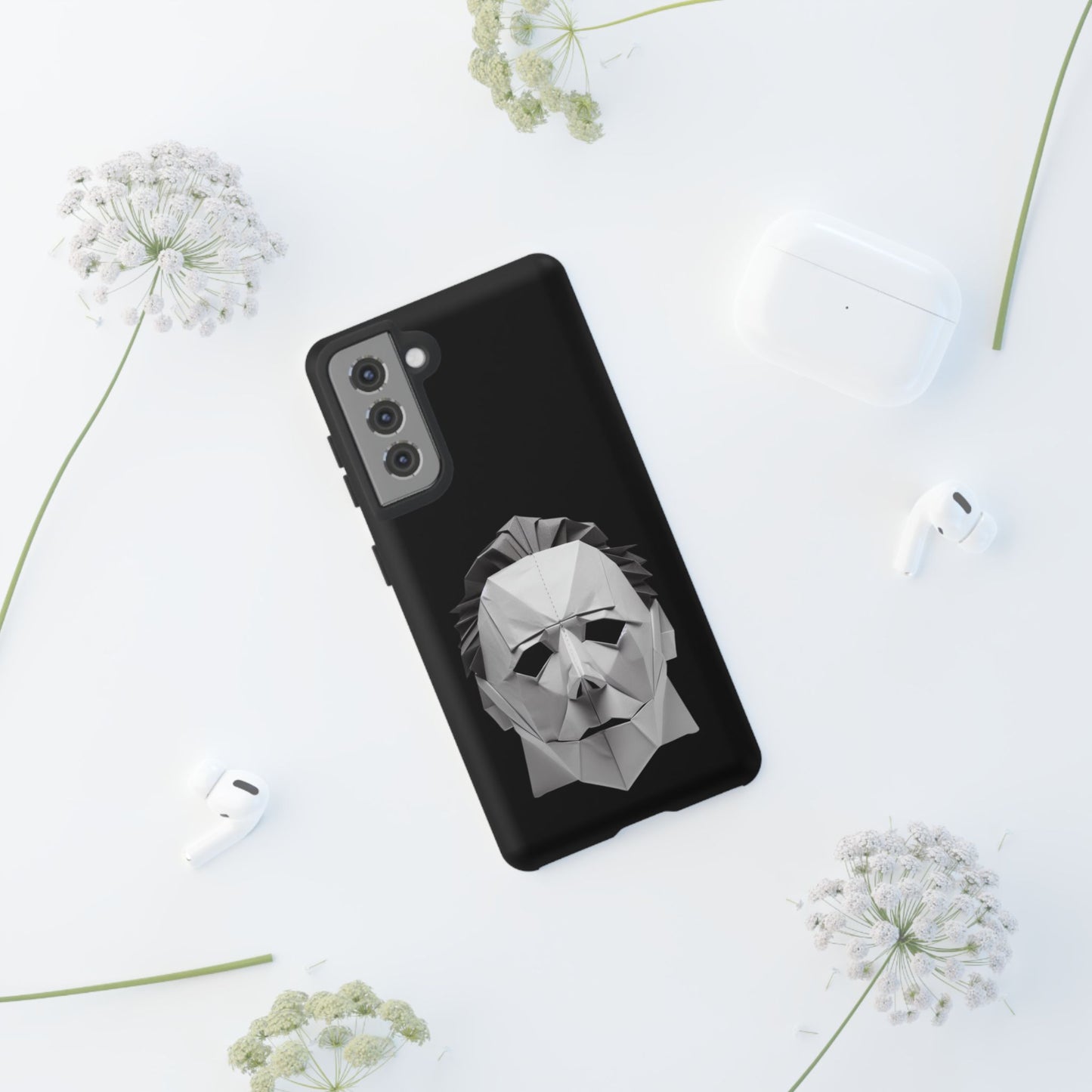 Origami Michael Myers Mask Tough Cases iPhone/Google/Samsung