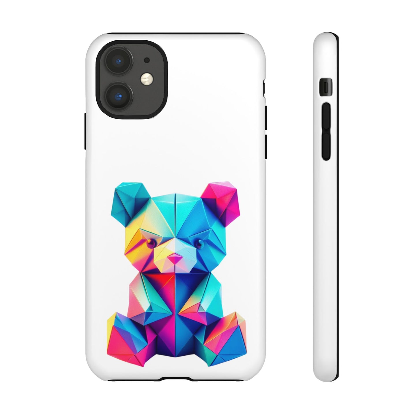 Origami Neon Teddy Tough Cases iPhone/Google/Samsung