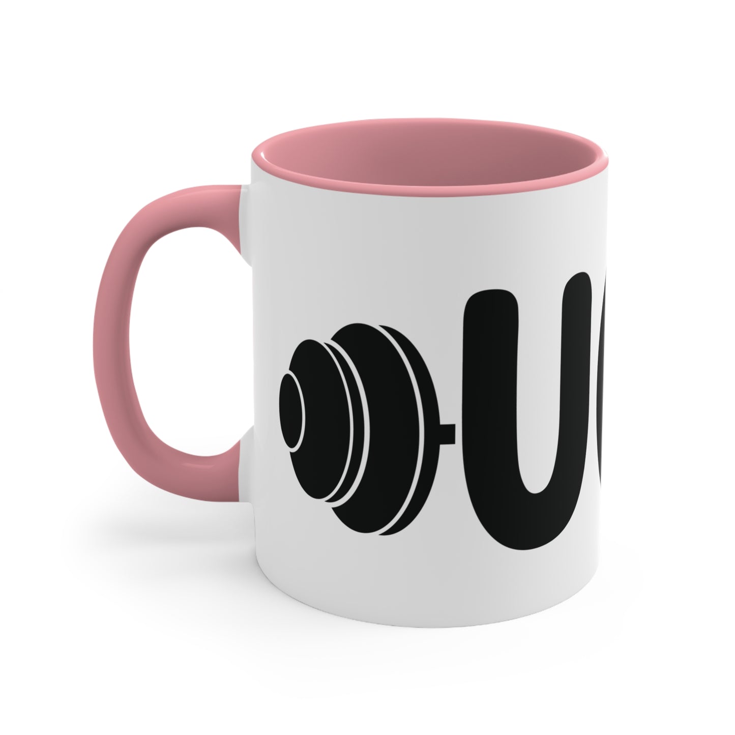 UGH Workout Colorful Accent Mug 11oz - For Gym Fitness Enthusiasts