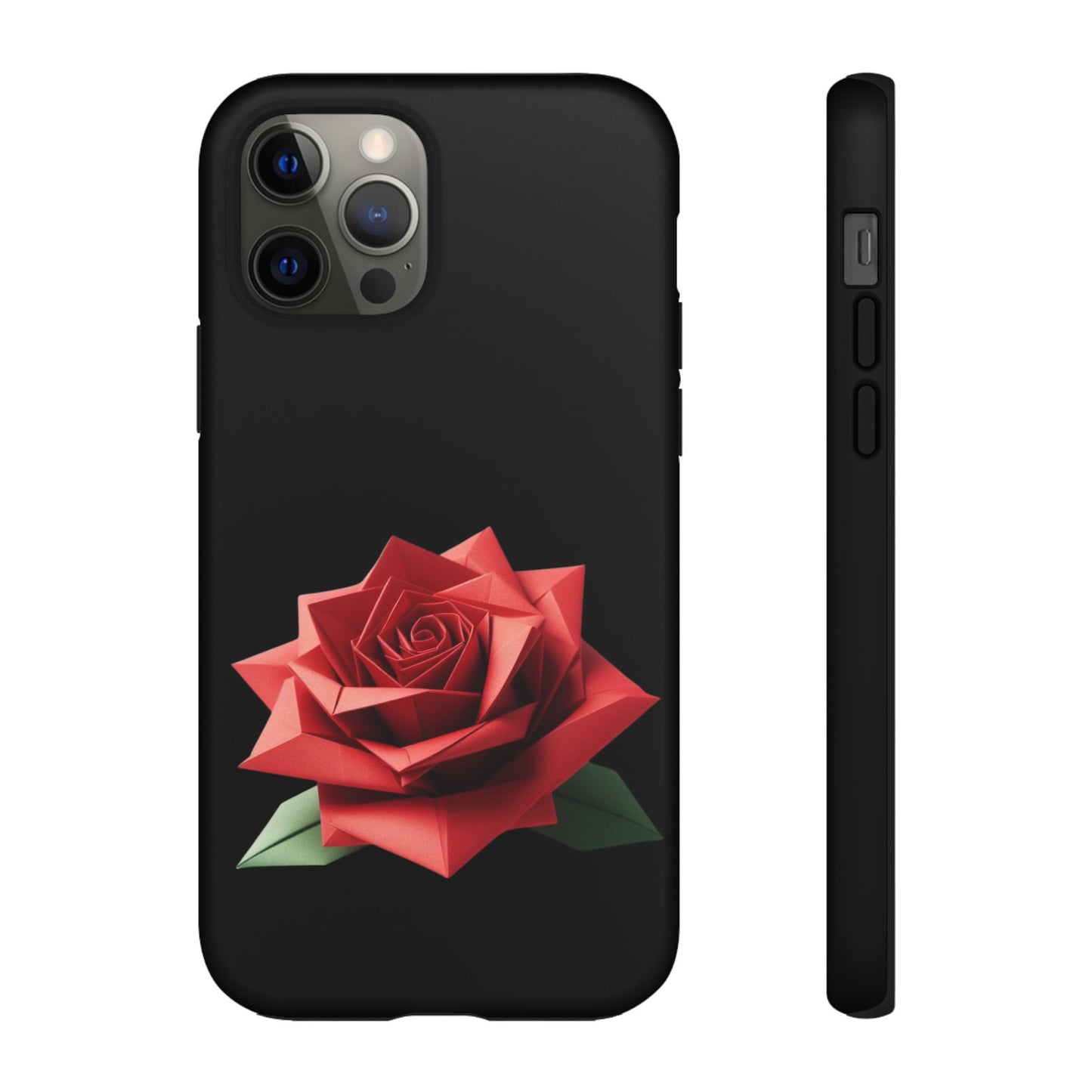 Origami Red Rose Tough Cases iPhone/Google/Samsung