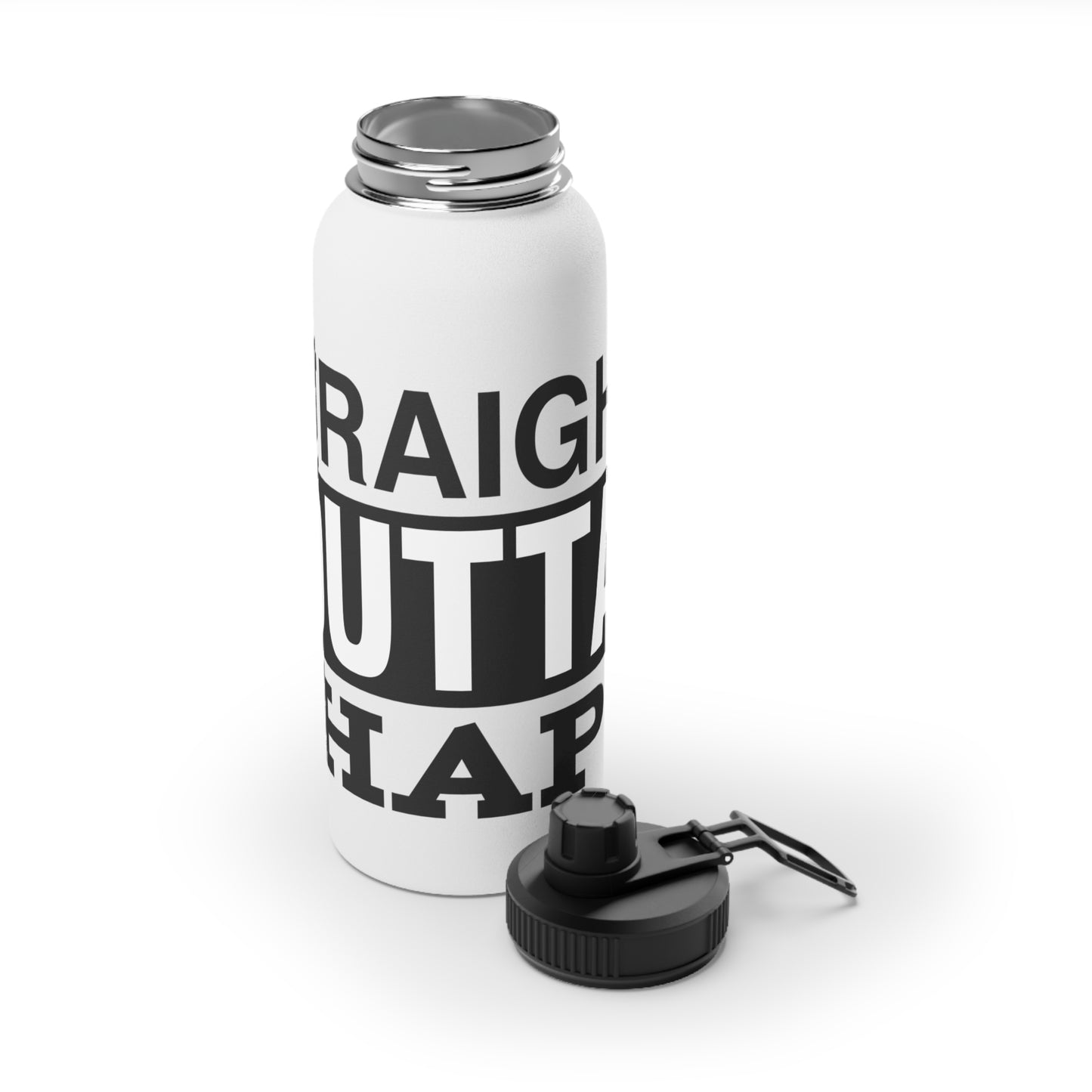 Straight Outta Shape Stainless Steel Sports Water Bottle - 3 sizes