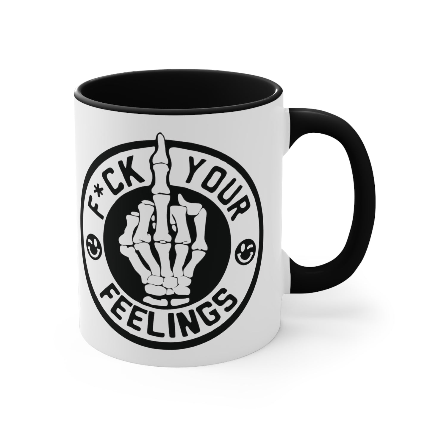 F*ck Your Feelings Colorful Accent Mug 11oz - For Adults Only