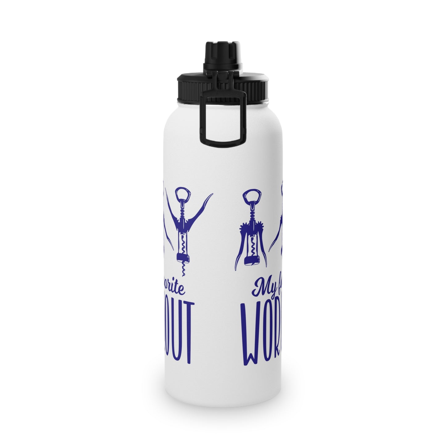 My Favourite Workout Stainless Steel Sports Water Bottle - 3 sizes