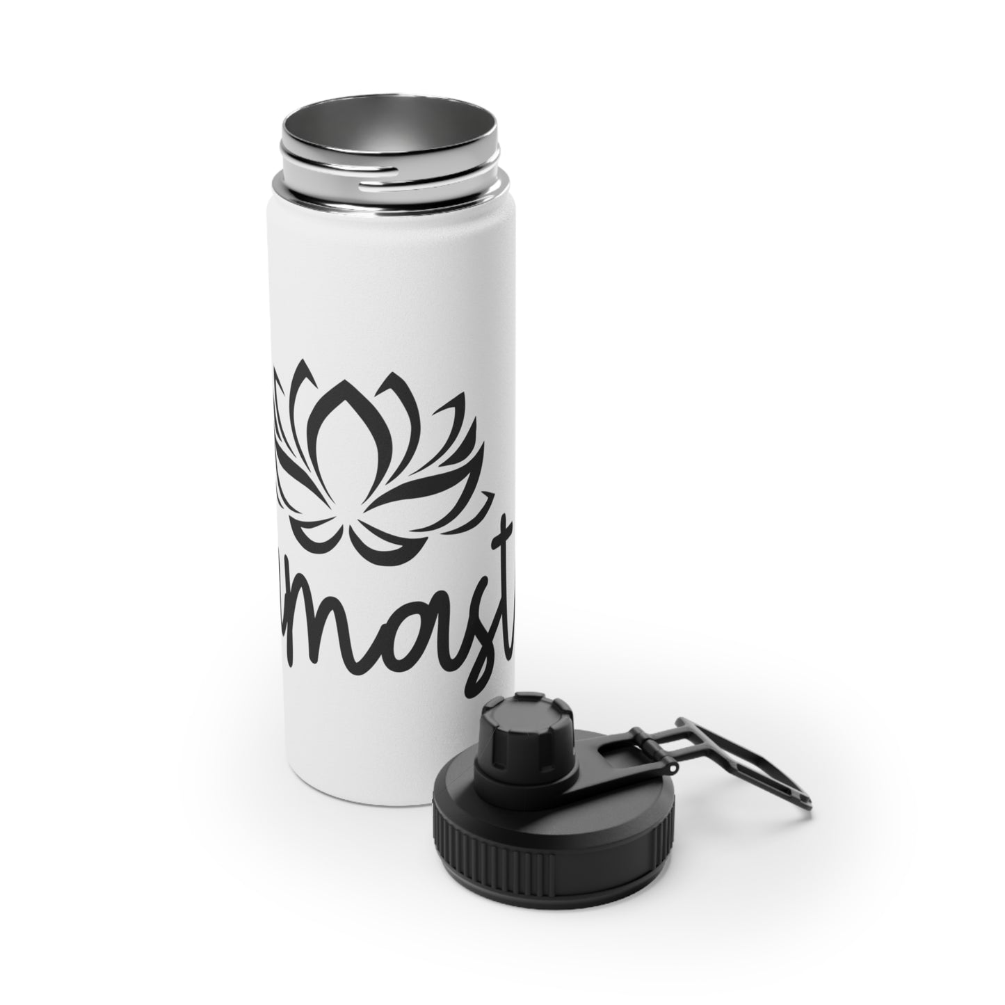 Namaste Lotus Flower Stainless Steel Water Bottle - # Sizes