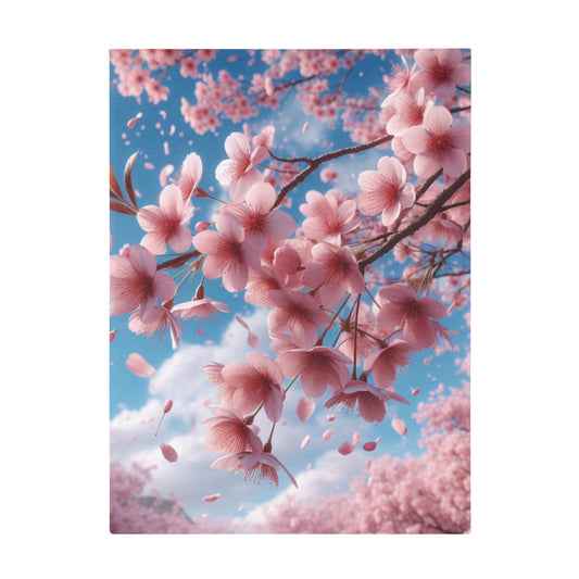 Cherry Blossom #2 Plush Fleece Blanket