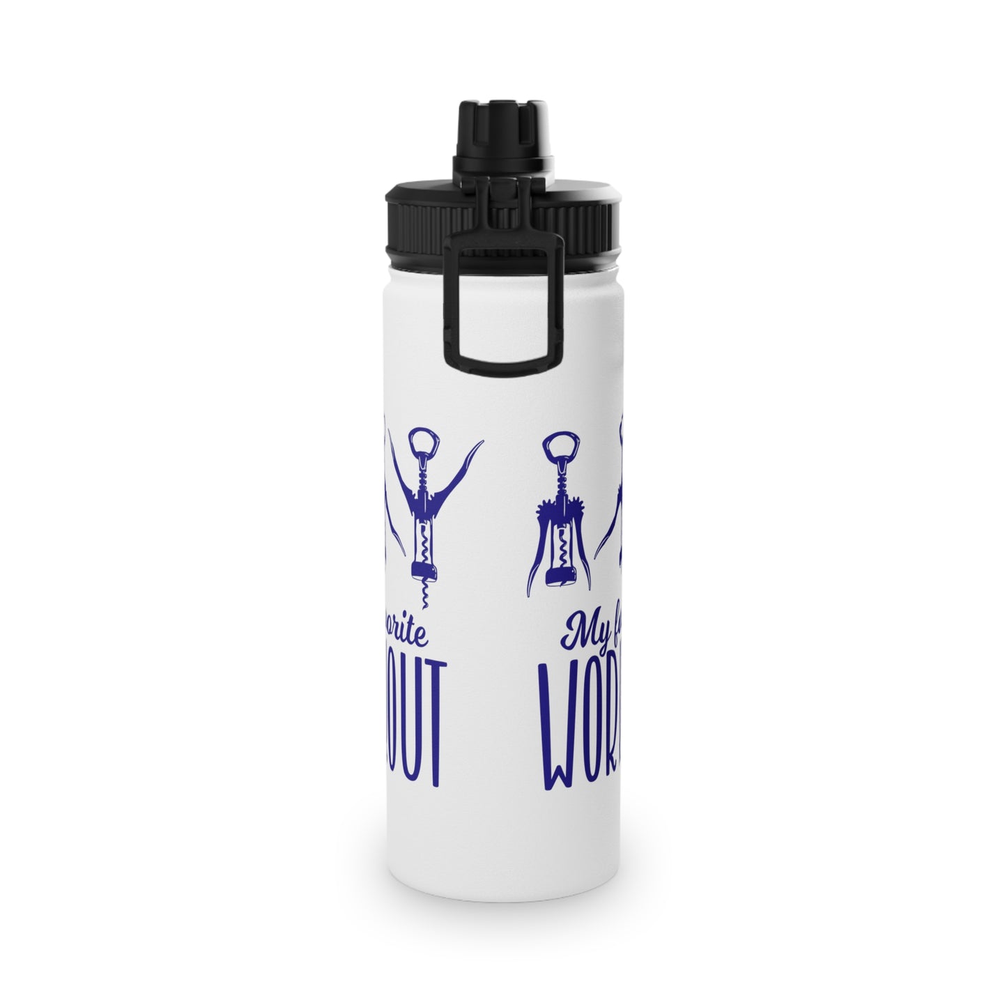 My Favourite Workout Stainless Steel Sports Water Bottle - 3 sizes