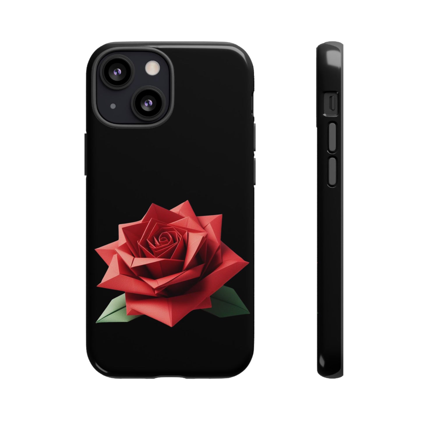 Origami Red Rose Tough Cases iPhone/Google/Samsung