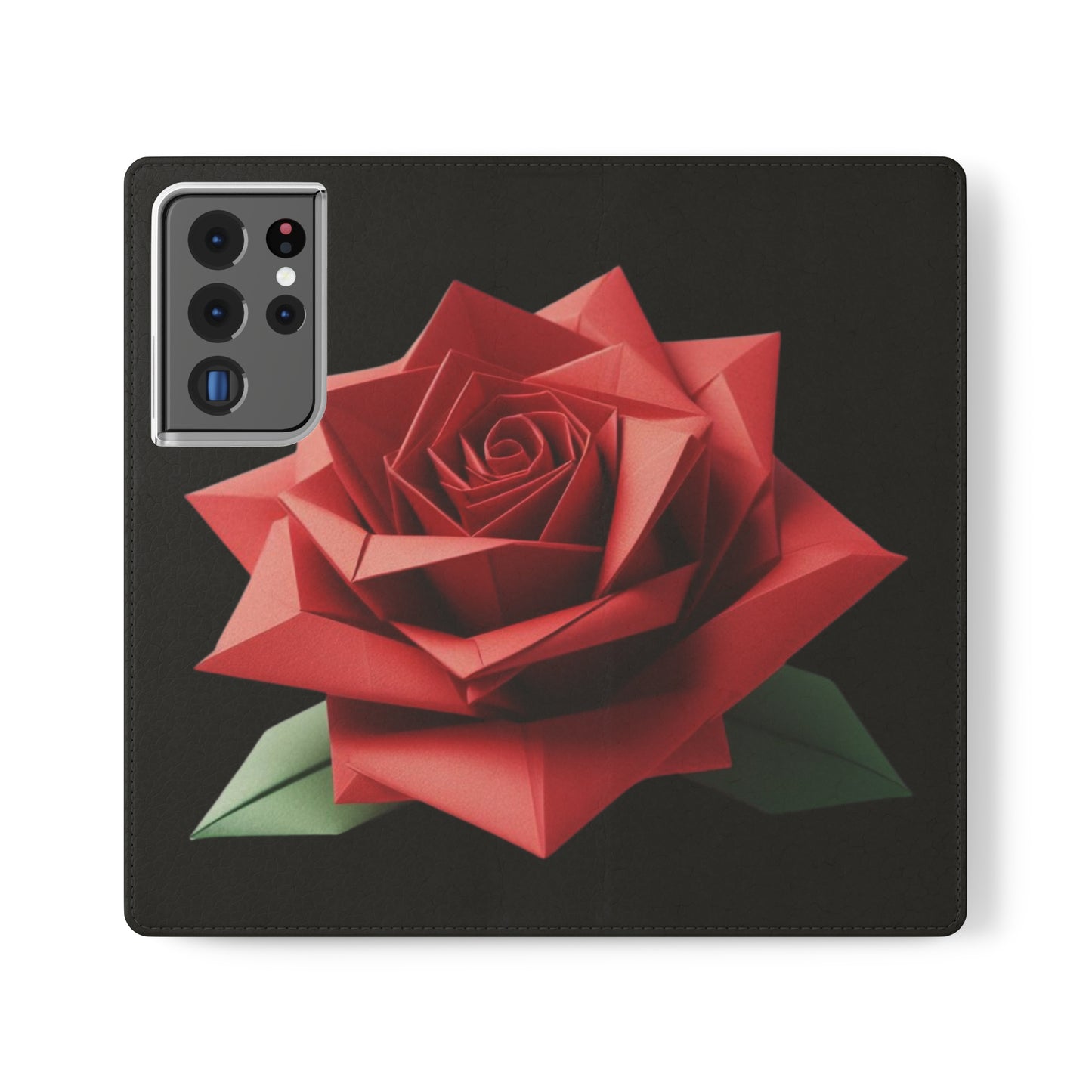 Origami Red Rose Flip Cases iPhone/Samsung