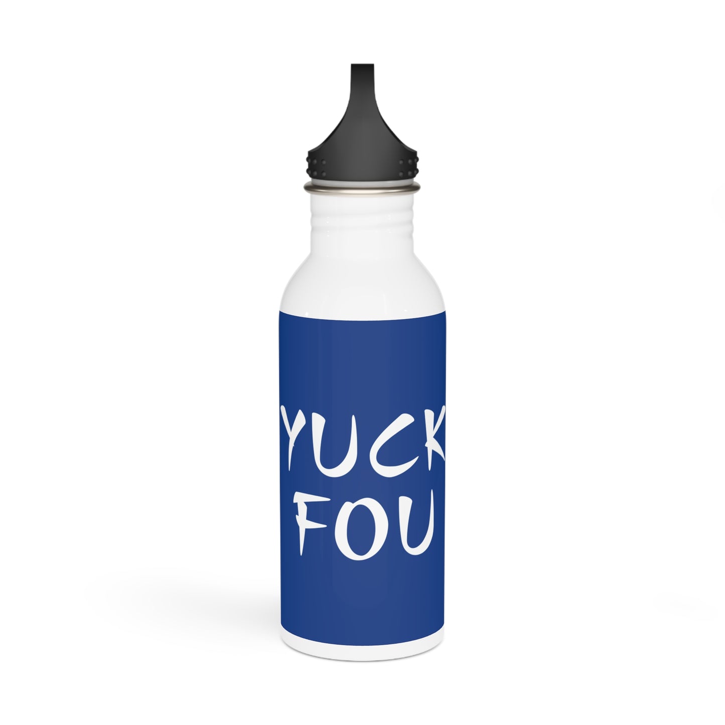 Yuck Fou Stylish Stainless Steel Water Bottle - Eco-Friendly, Durable, Perfect for On-the-Go - Navy