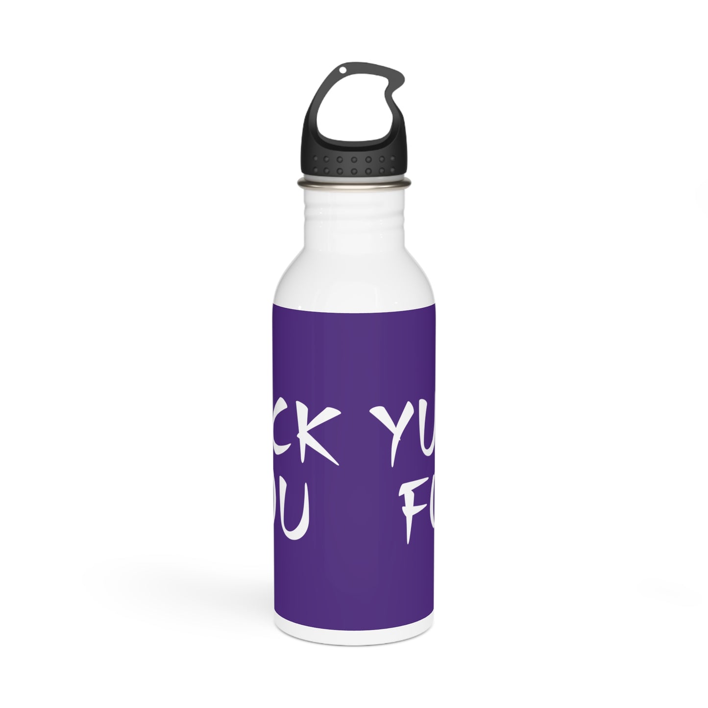 Yuck Fou Stylish Stainless Steel Water Bottle - Eco-Friendly, Durable, Perfect for On-the-Go - Purple