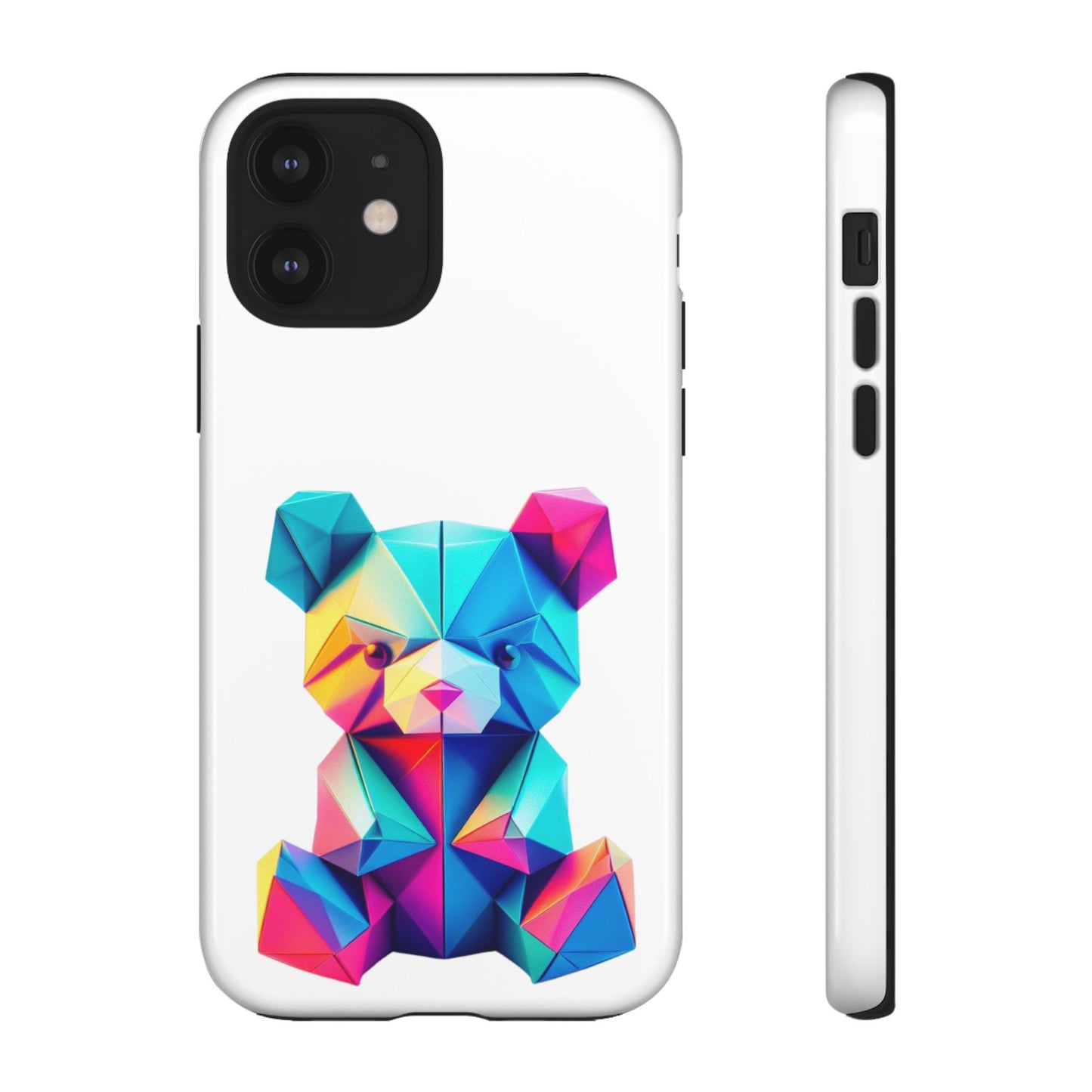 Origami Neon Teddy Tough Cases iPhone/Google/Samsung