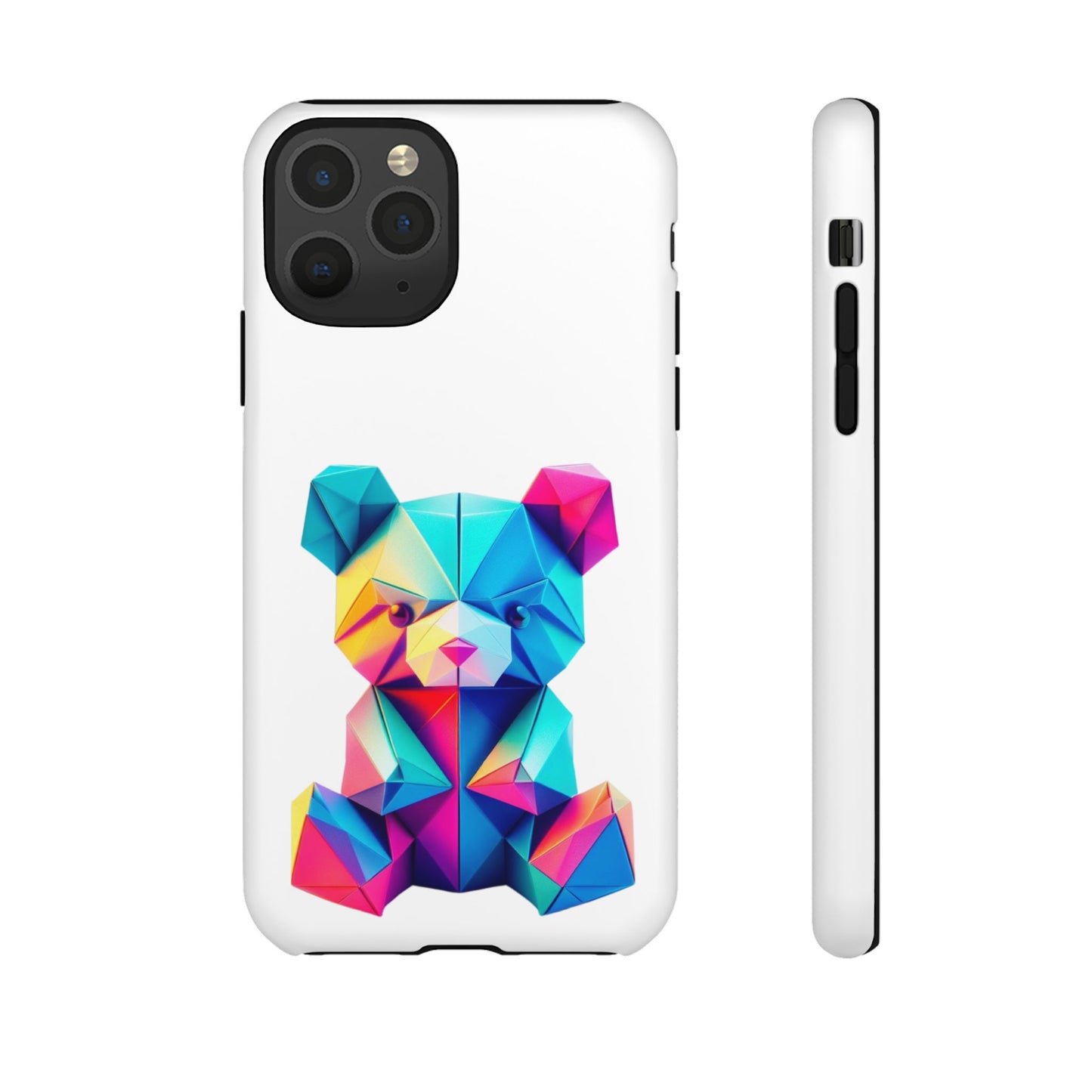 Origami Neon Teddy Tough Cases iPhone/Google/Samsung