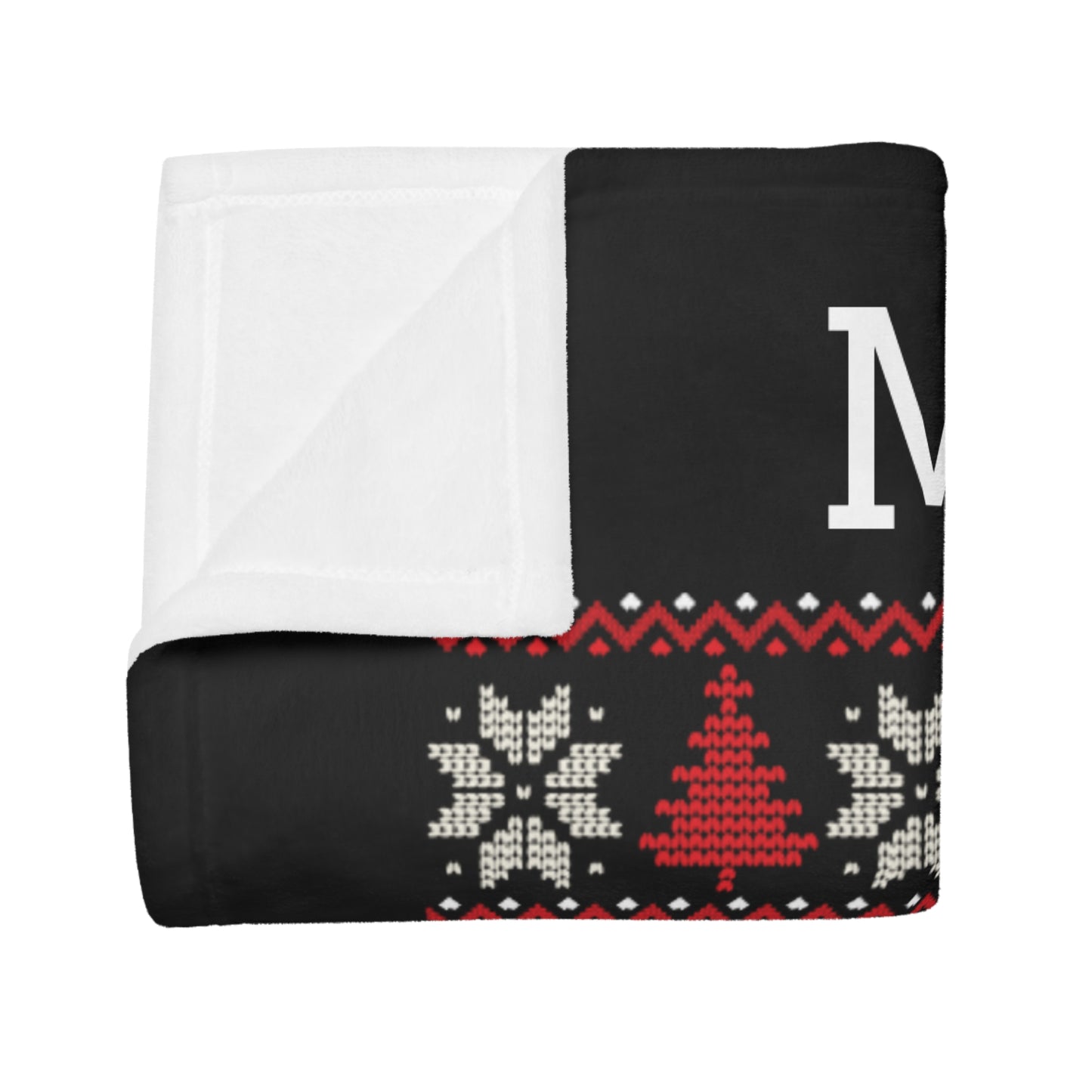 Ugly Christmas Sweater Plush Fleece Blanket #3