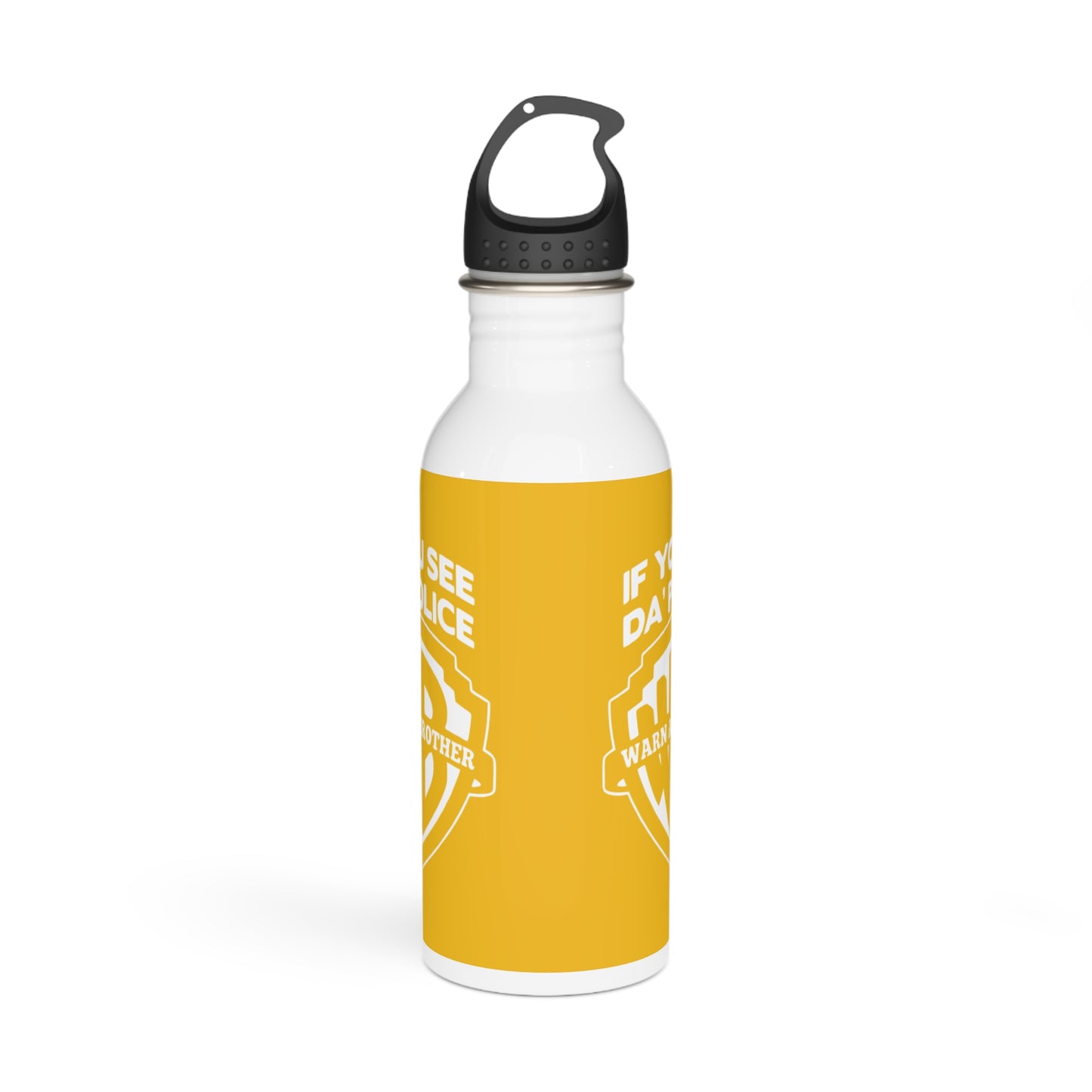 Warn A Brother Stylish Stainless Steel Water Bottle - Eco-Friendly, Durable, Perfect for On-the-Go - Yellow