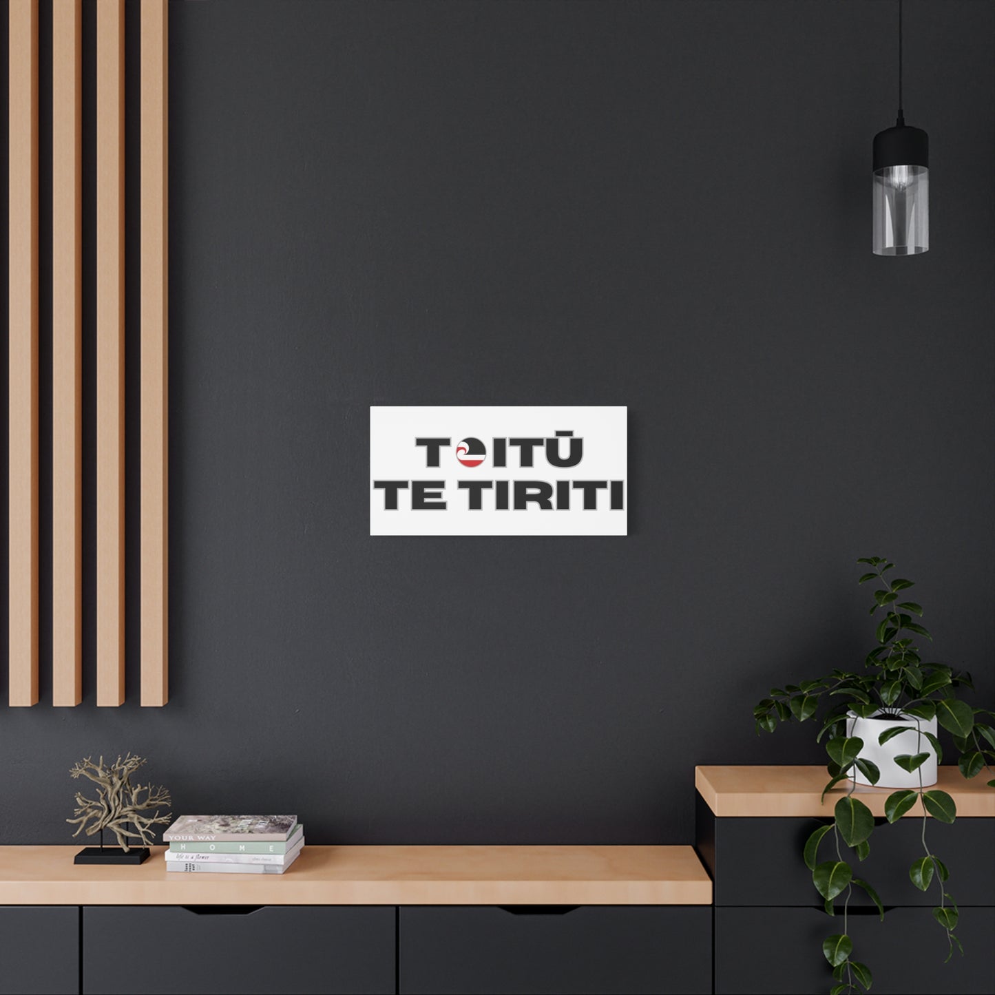 Toitū Te Tiriti Classic Canvas - White