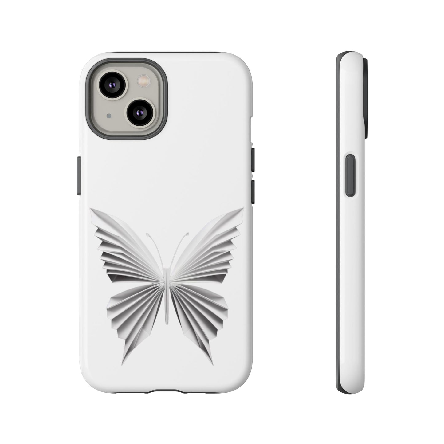 Origami White Butterfly Tough Cases iPhone/Google/Samsung