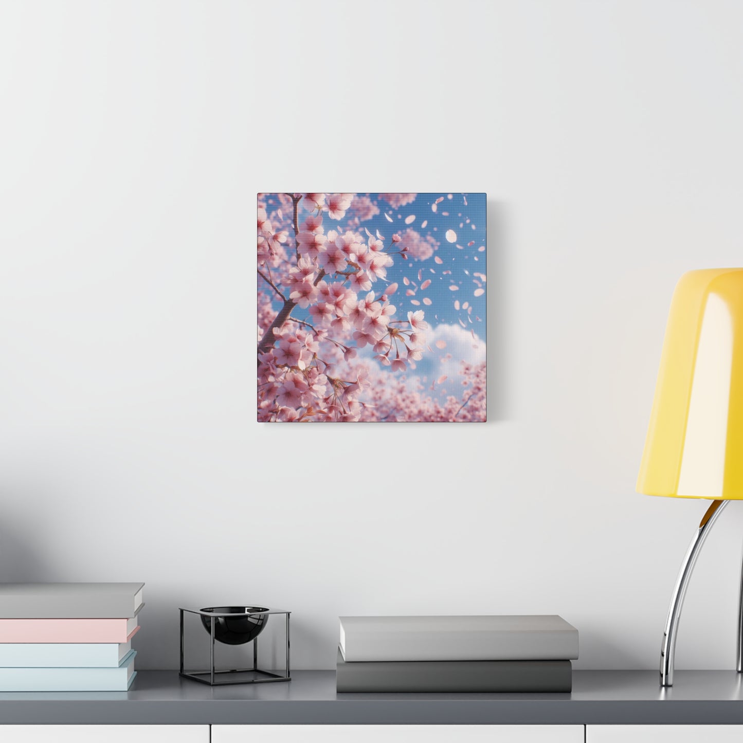 Cherry Blossoms Classic Canvas - Black