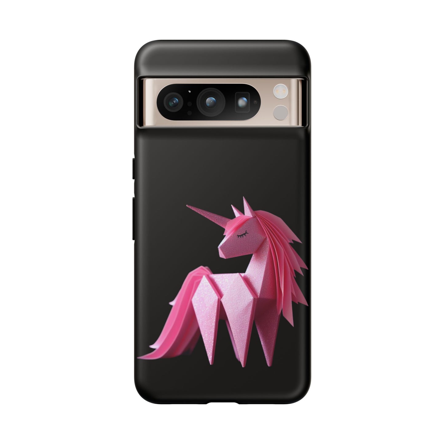 Origami Pink Unicorn Tough Cases iPhone/Google/Samsung