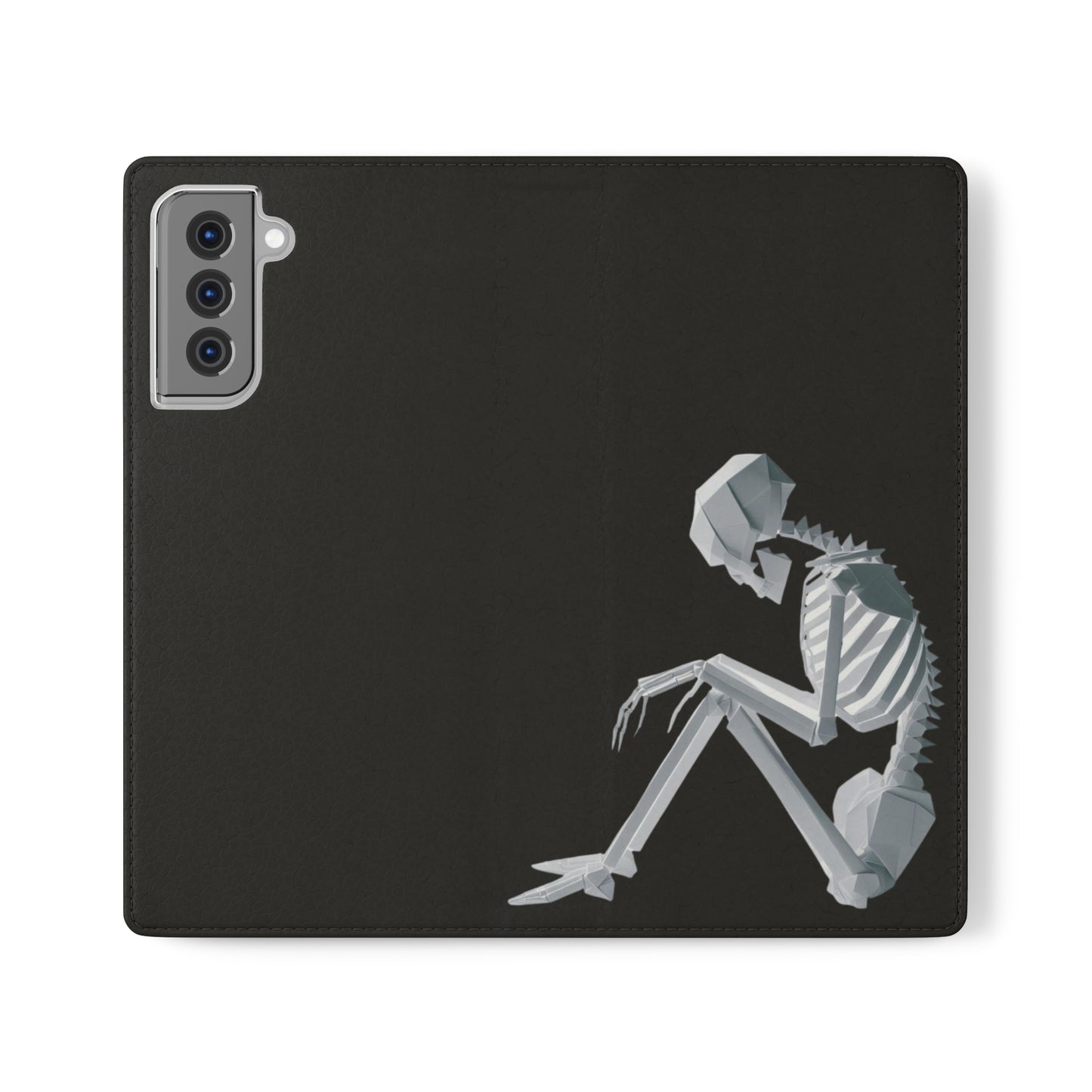 Origami Skelleton Flip Cases iPhone/Samsung