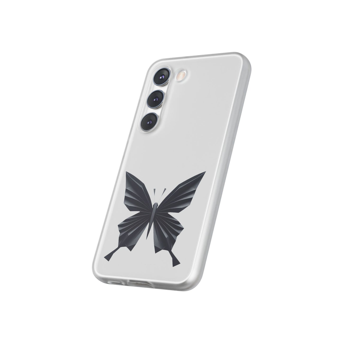 Origami Black Butterfly Flexi Cases