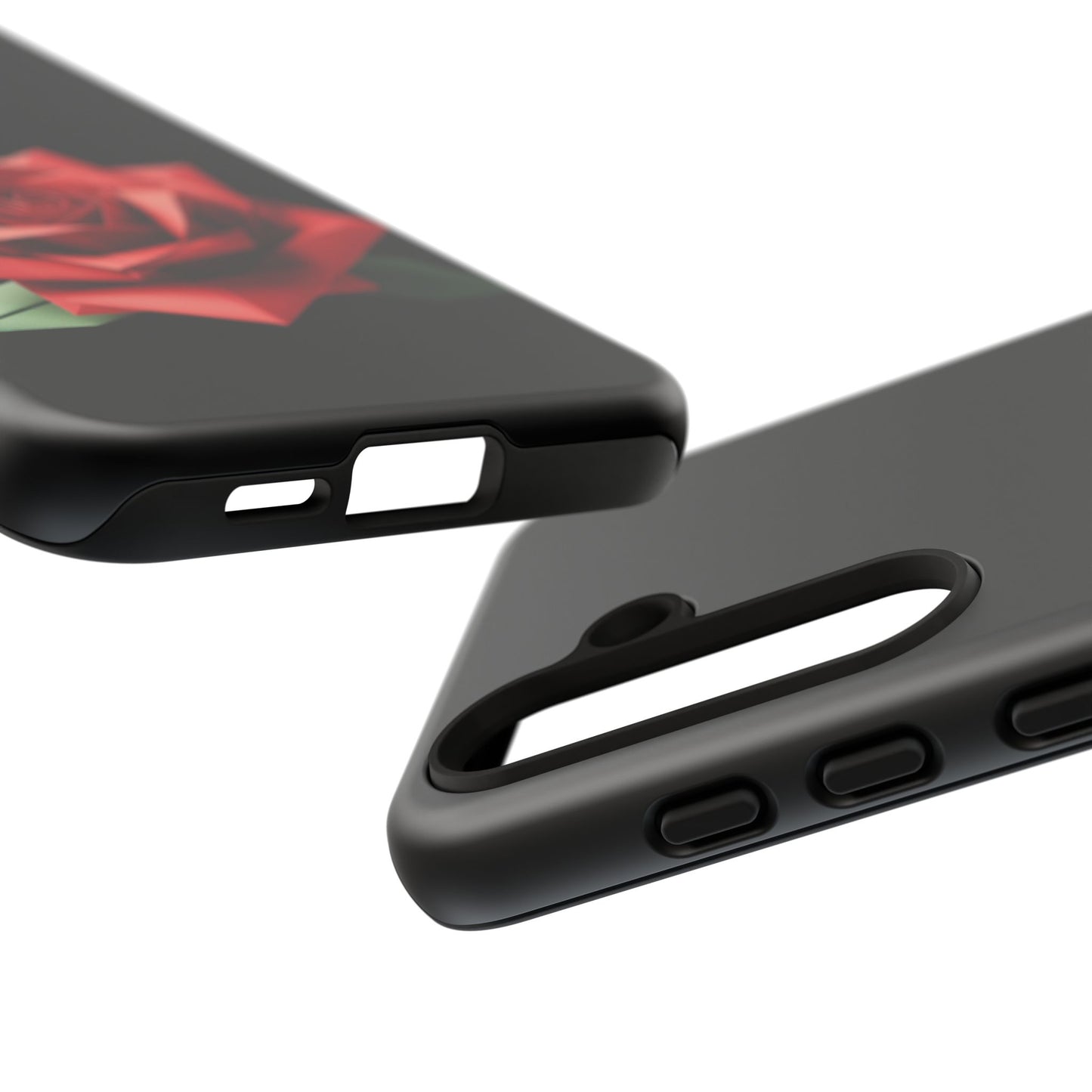 Origami Red Rose Tough Cases iPhone/Google/Samsung