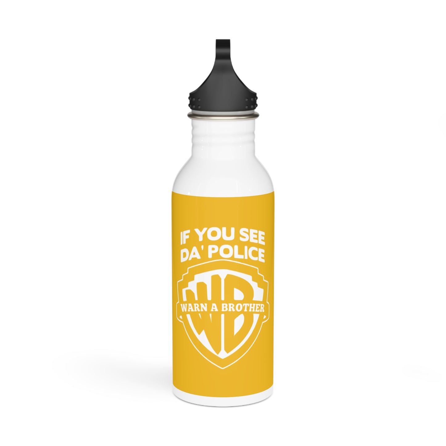 Warn A Brother Stylish Stainless Steel Water Bottle - Eco-Friendly, Durable, Perfect for On-the-Go - Yellow